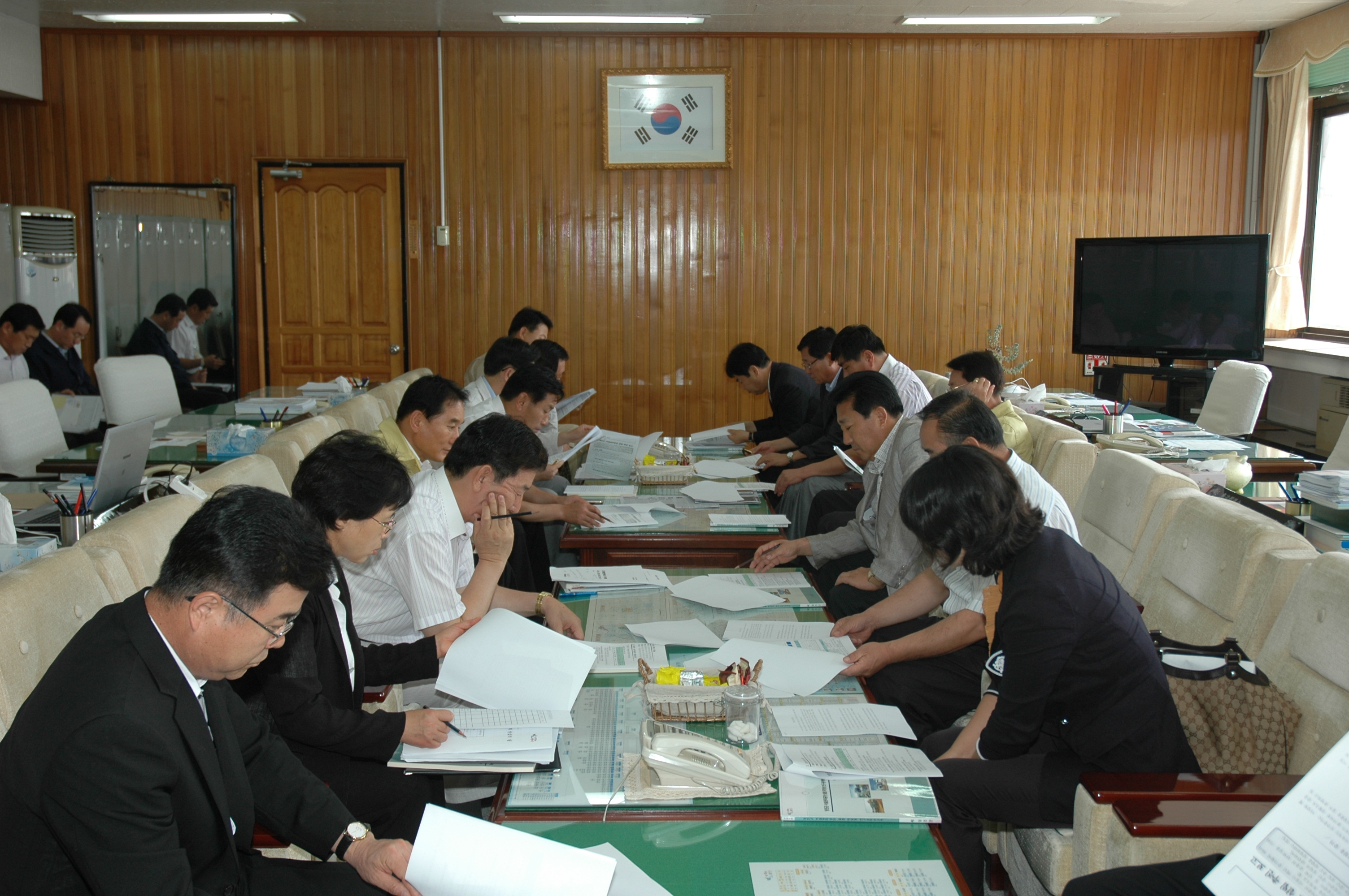 8월중 의회와 행정과의 만남의 날