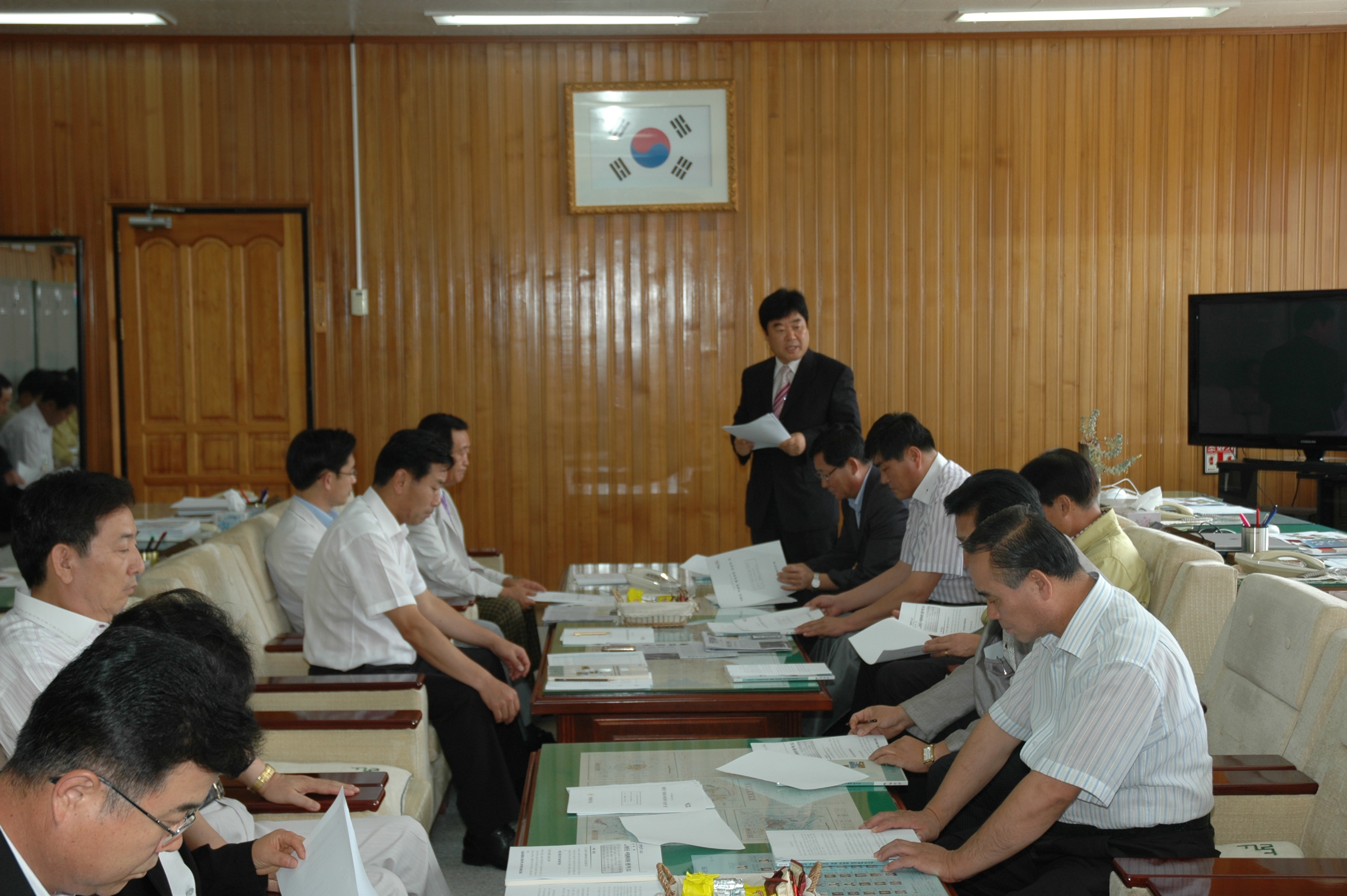 8월중 의회와 행정과의 만남의 날