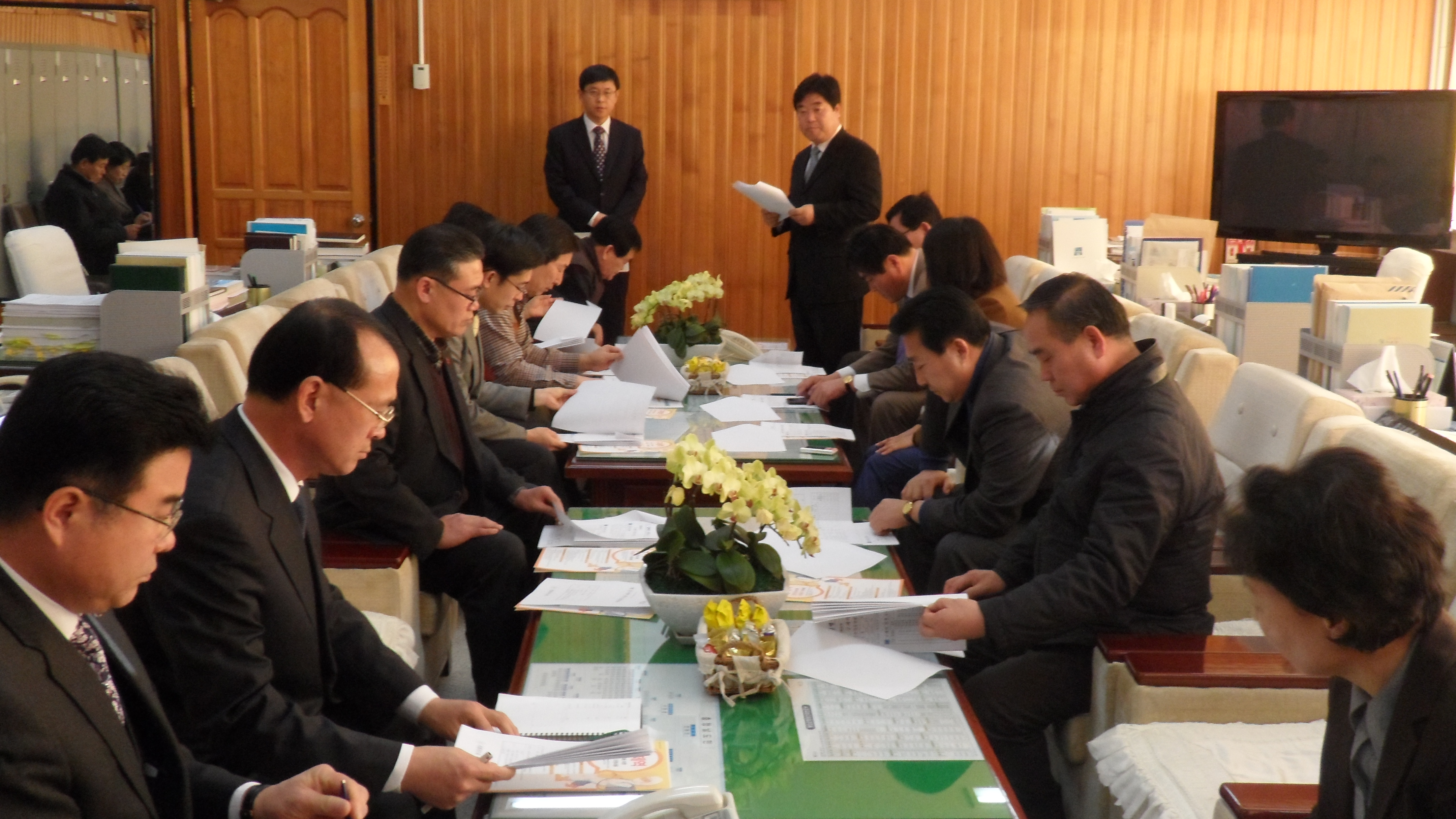 2011. 1월중 의원출무일 운영