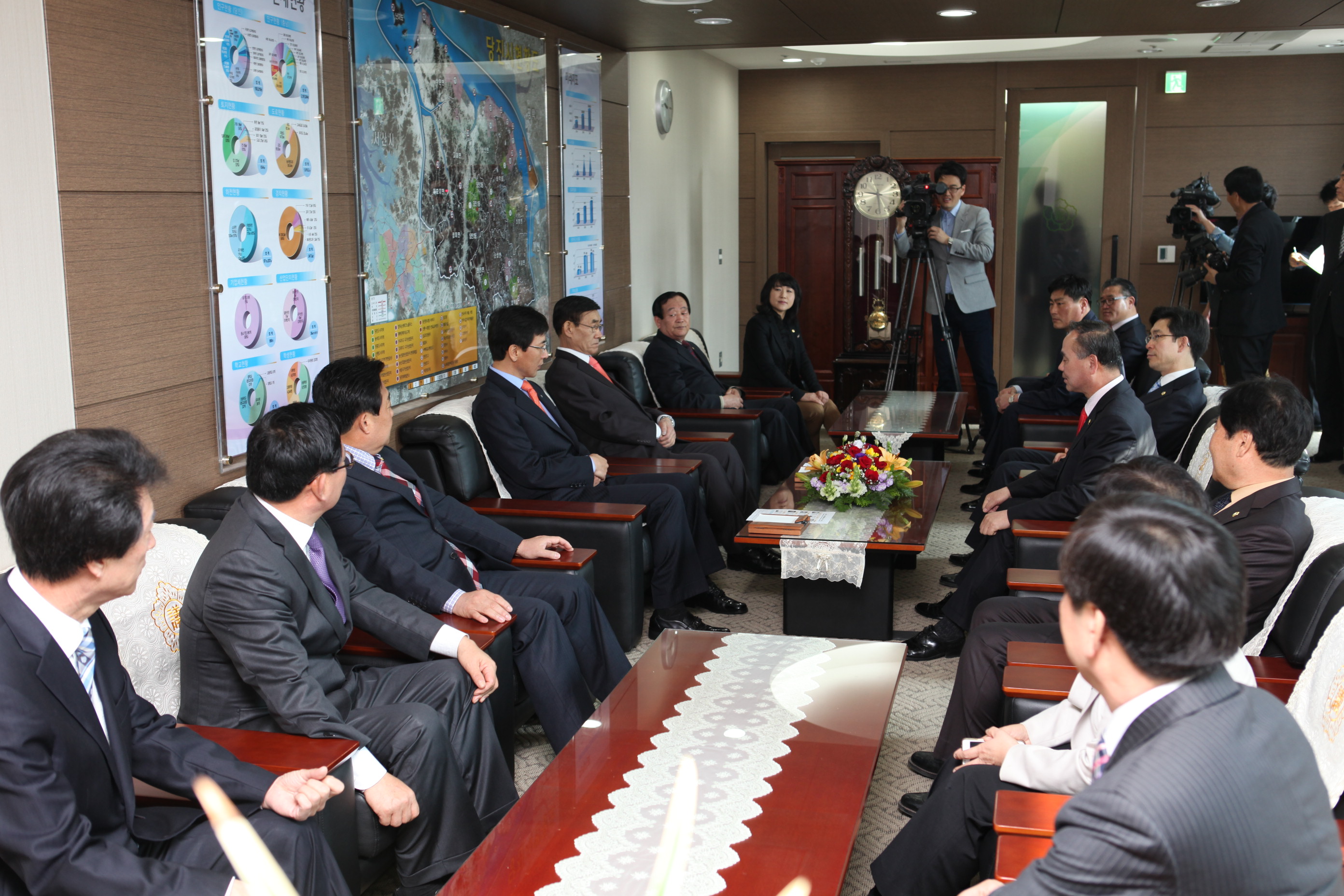 안희정 도지사와 당진시의회 간담회