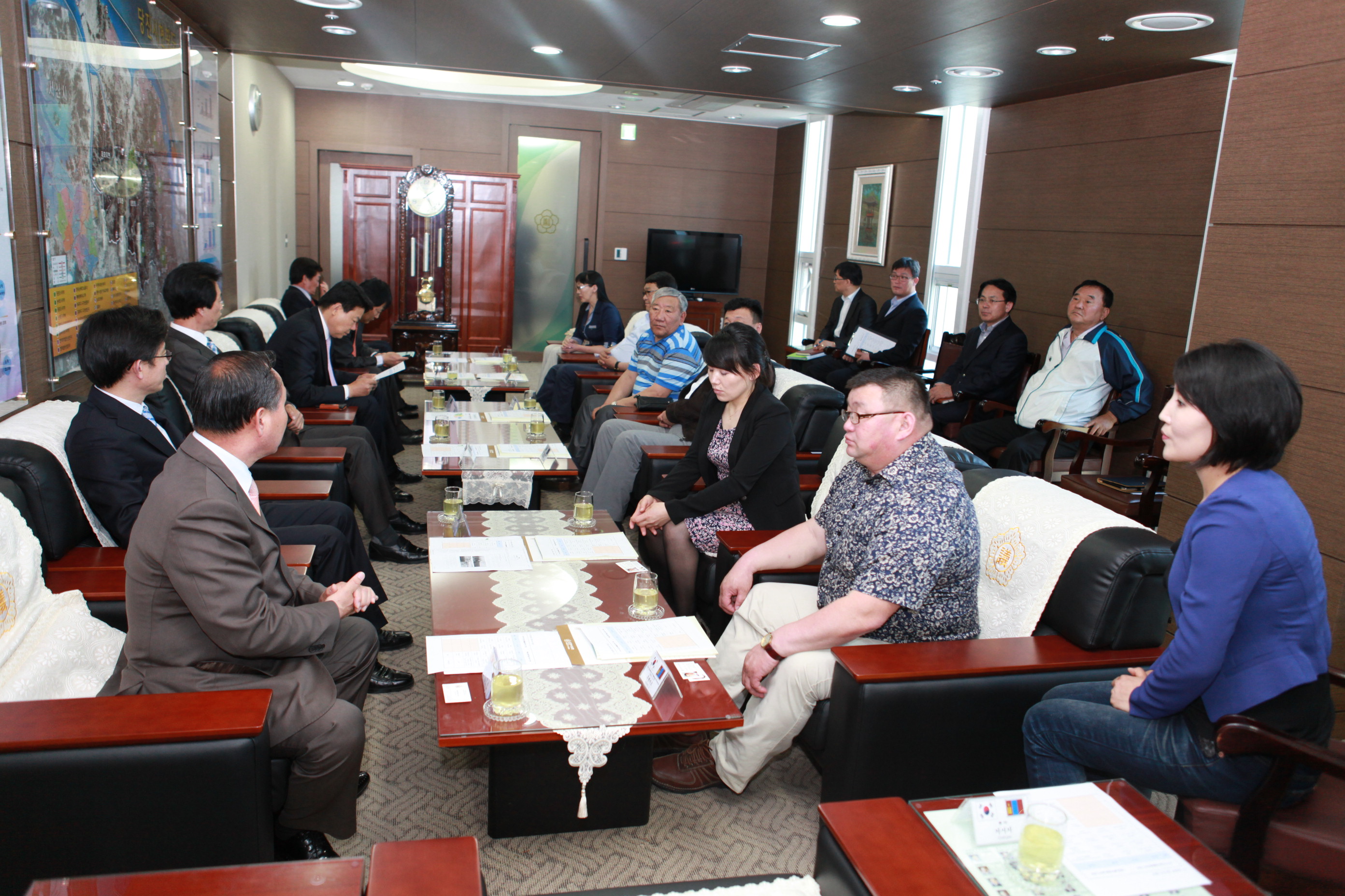 몽골 부렌바트 셀렝게 도지사와 간담회