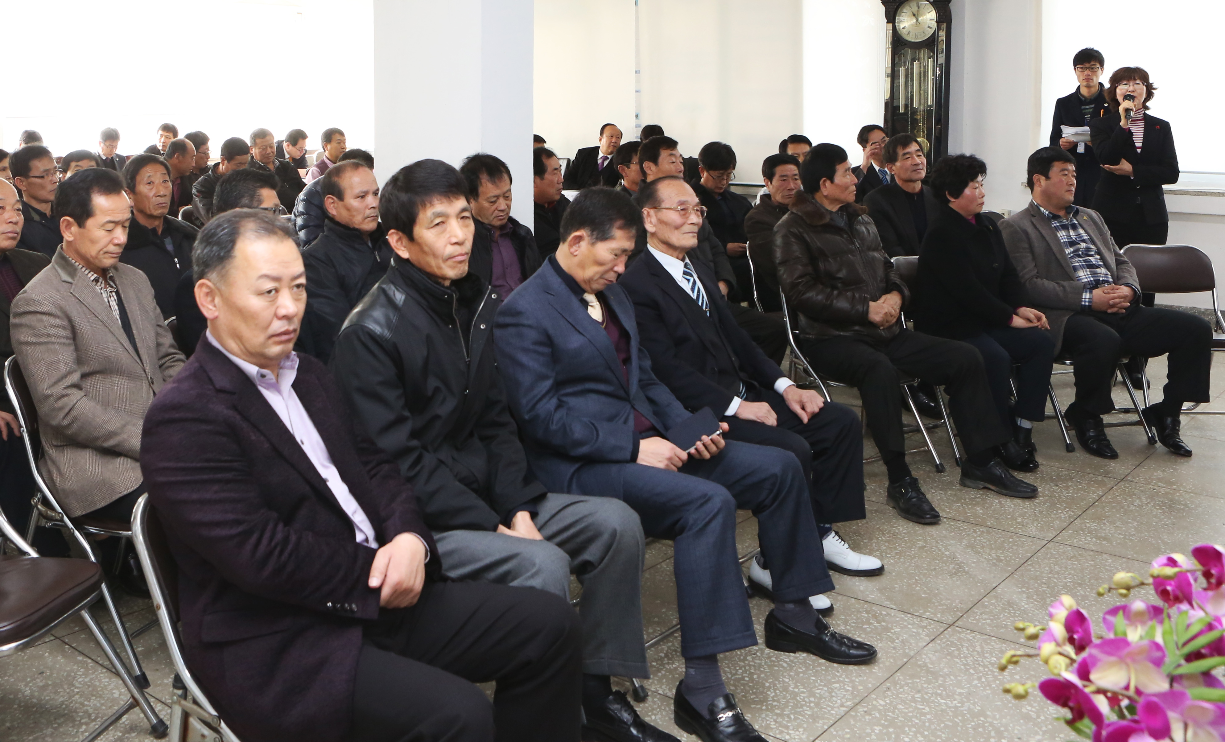 대호지면 연두 순방