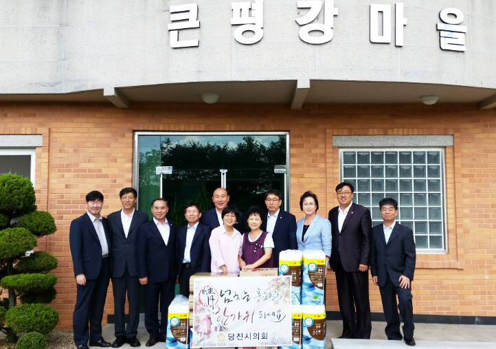당진시의회, 요양시설 어르신 위문