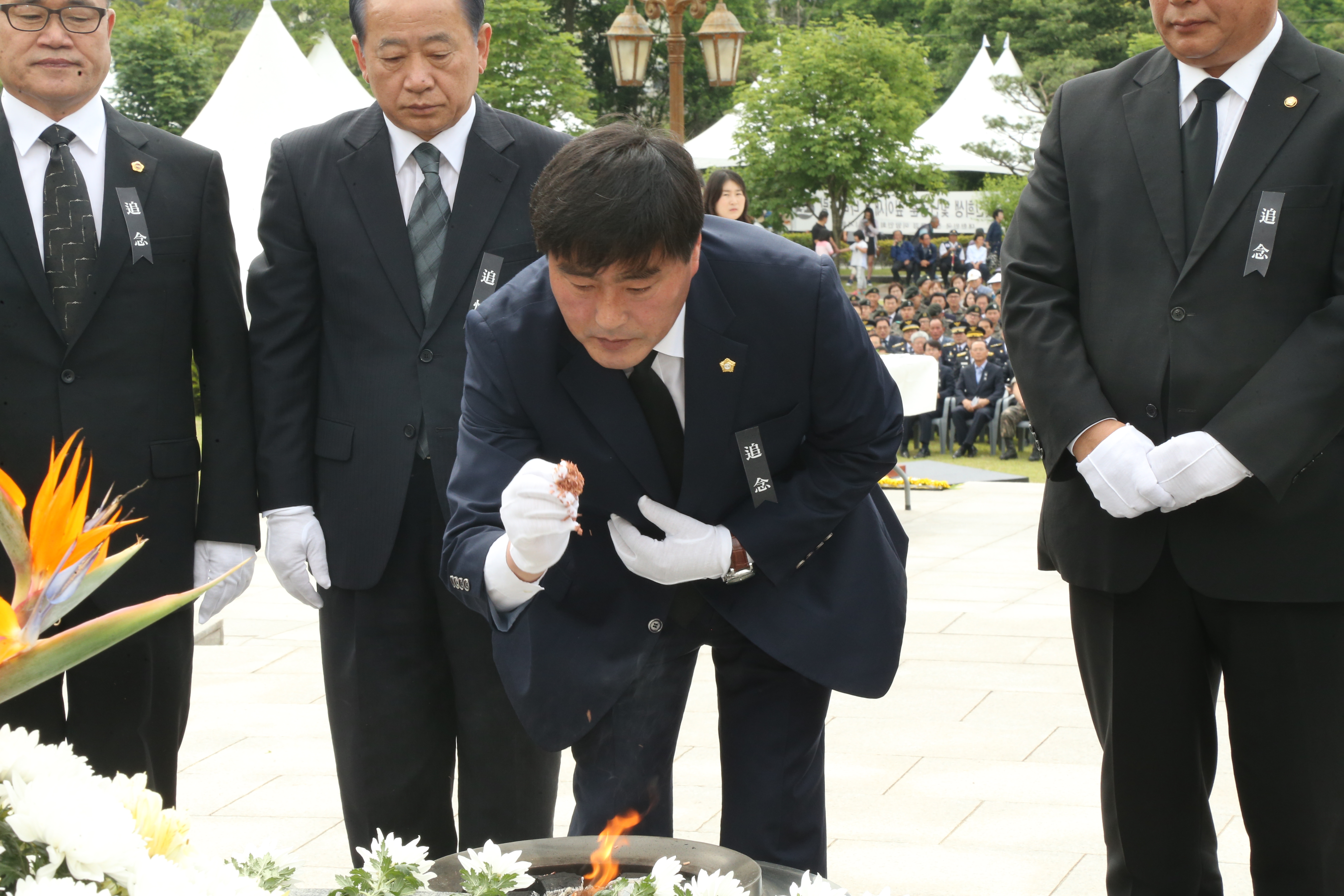 6월 6일 현충일 합동 참배