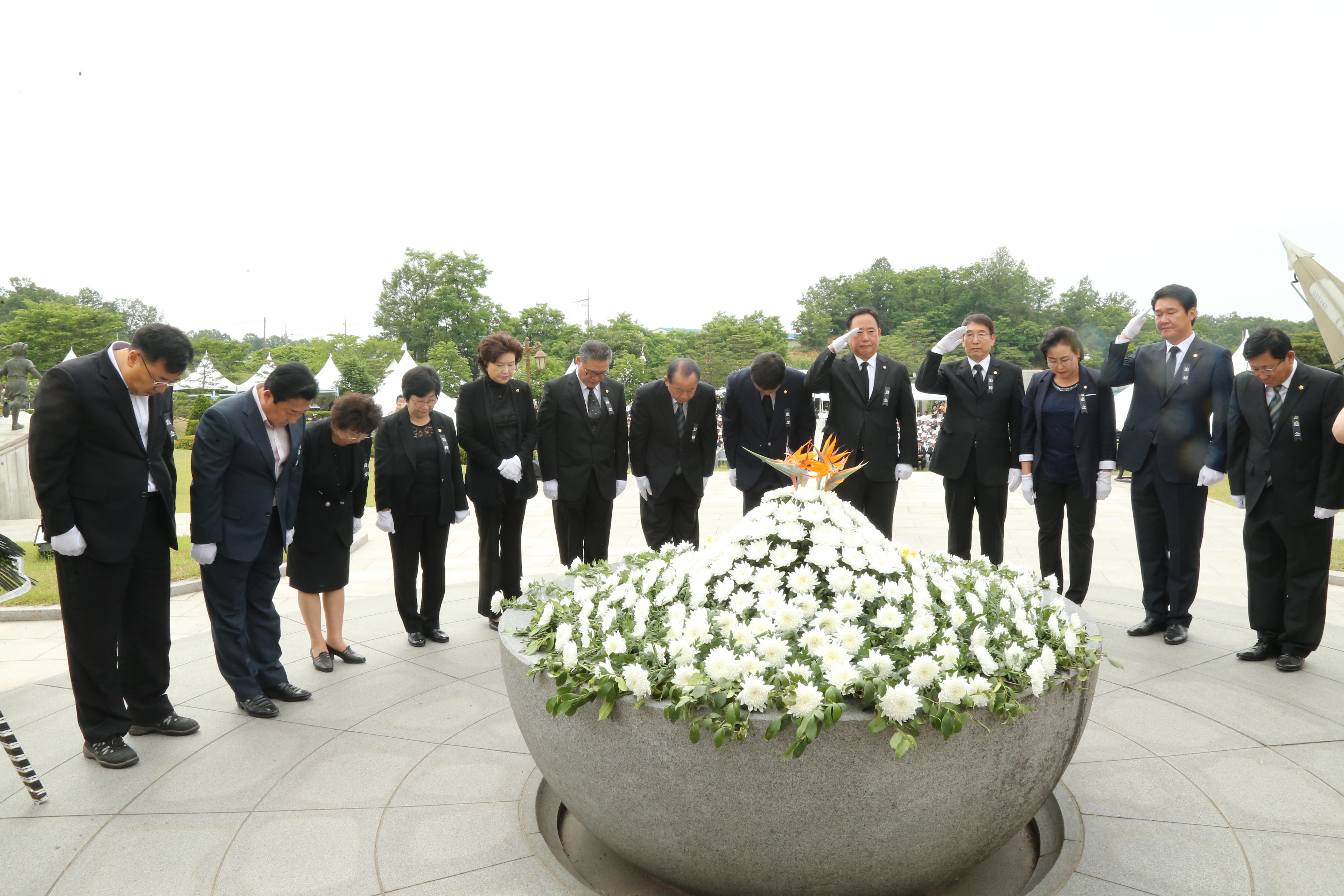 6월 6일 현충일 합동 참배