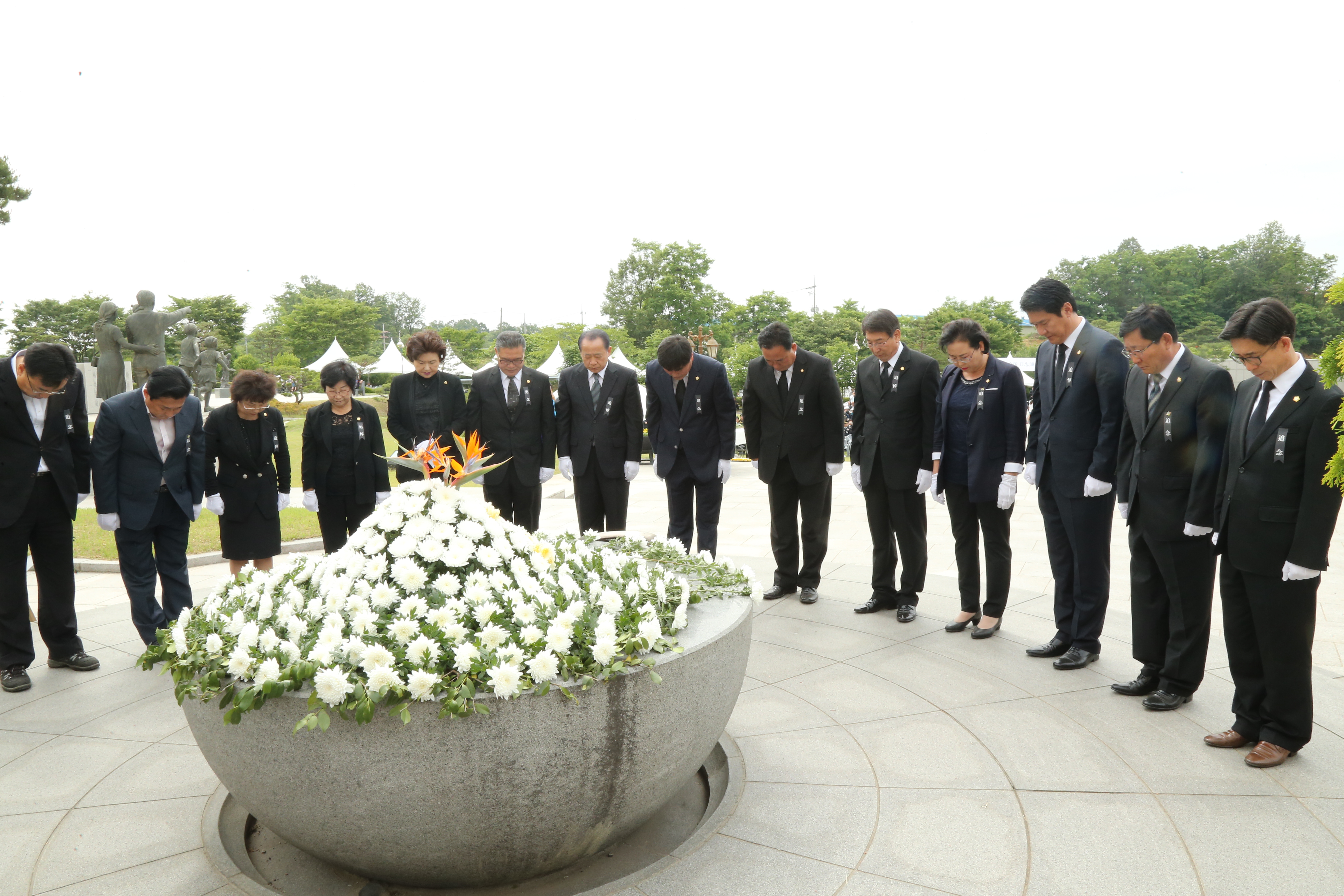 6월 6일 현충일 합동 참배
