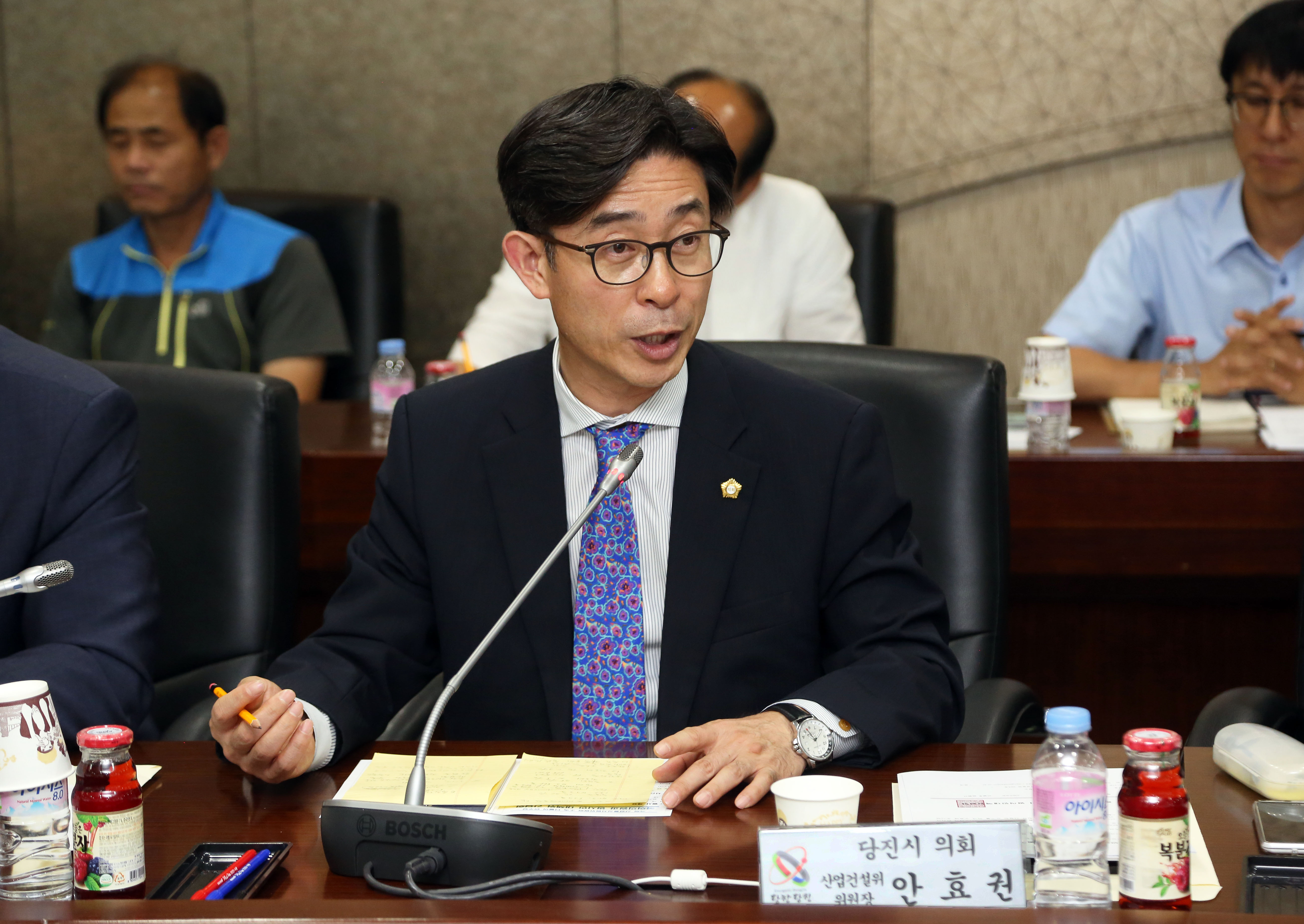 국회산업통상자원위원회방문 당진시의회 의원 참석 