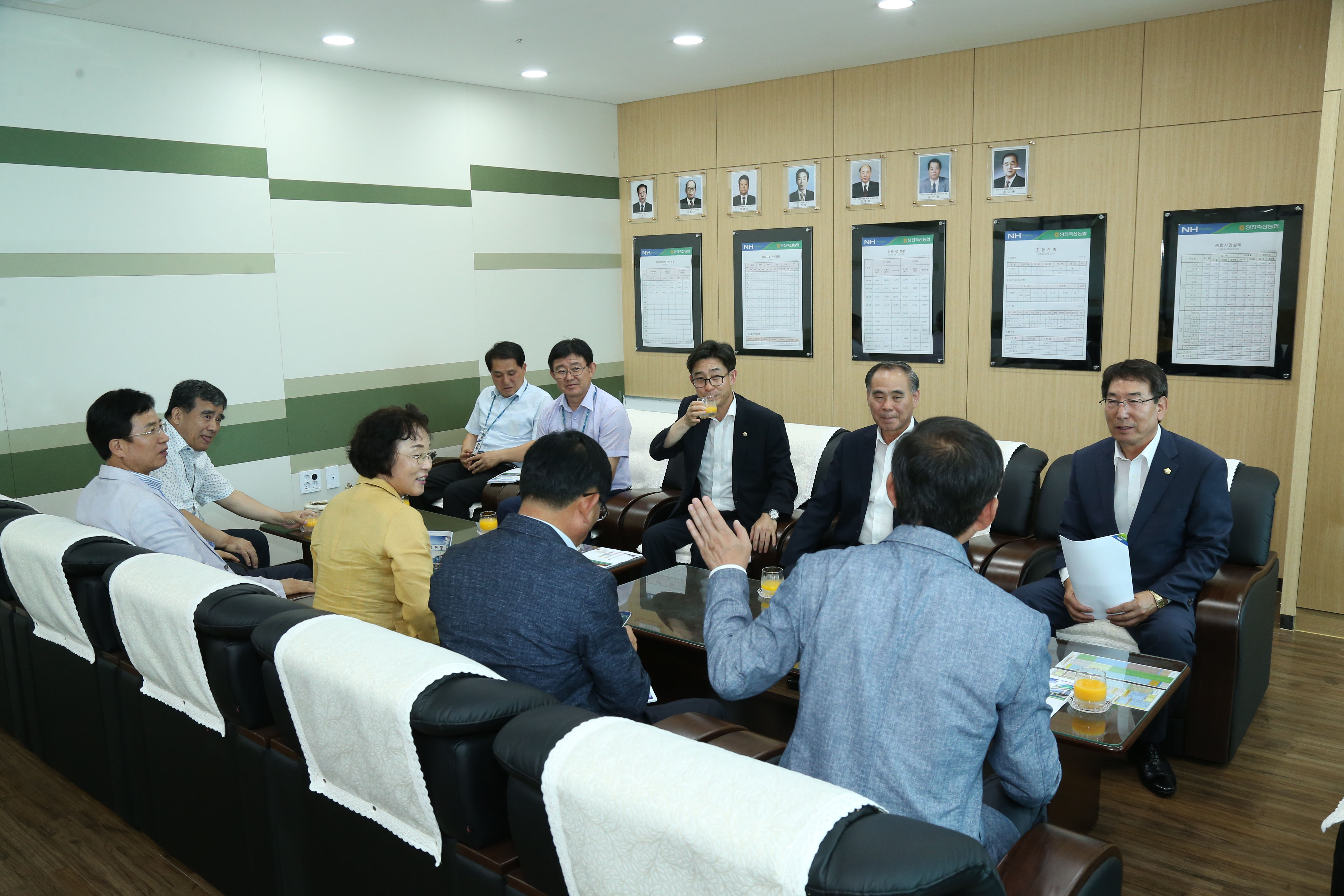 당진시의회 의장단 기관방문