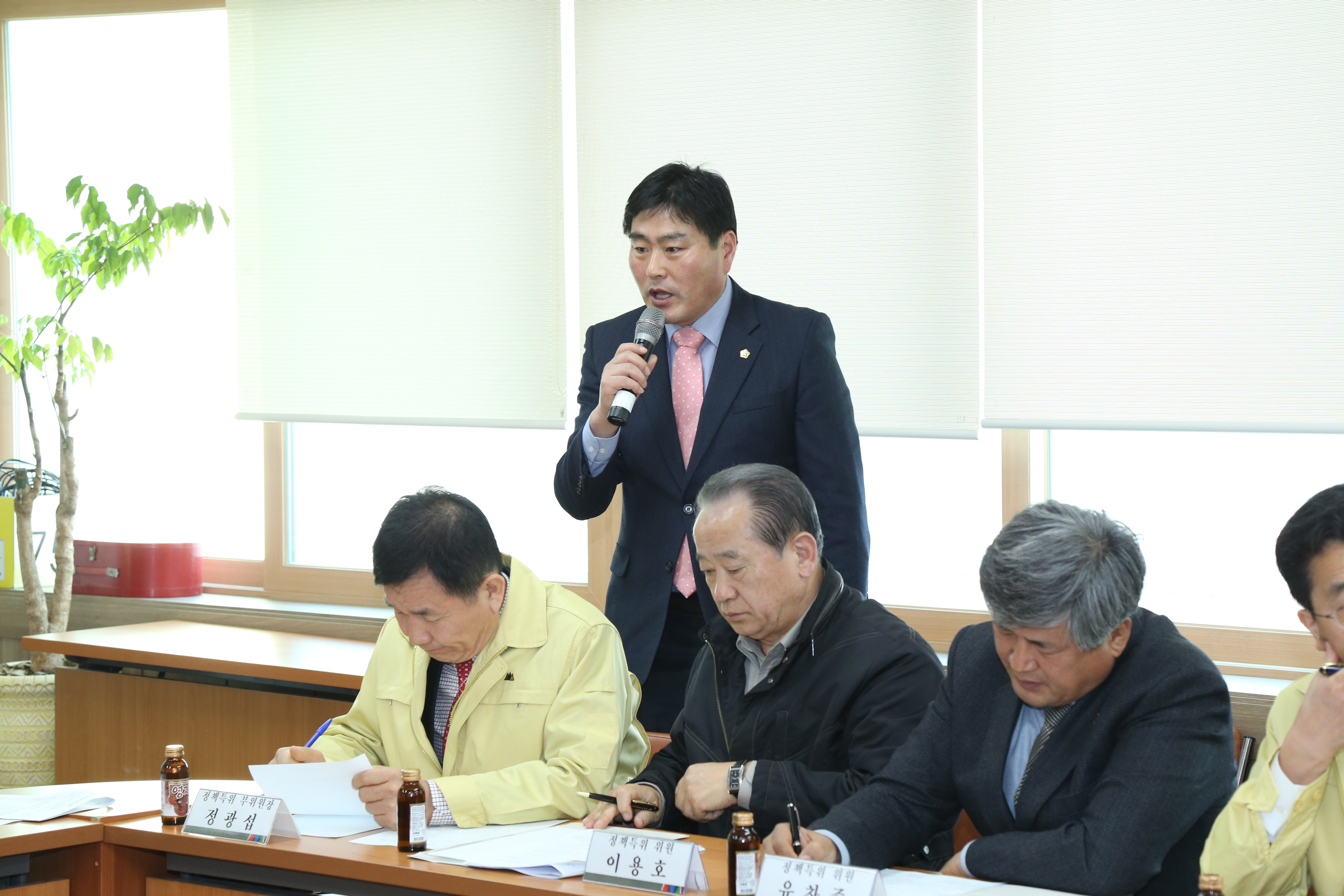 황해경제자유구역 도의회 정특위 주민대표와의 간담회 참석