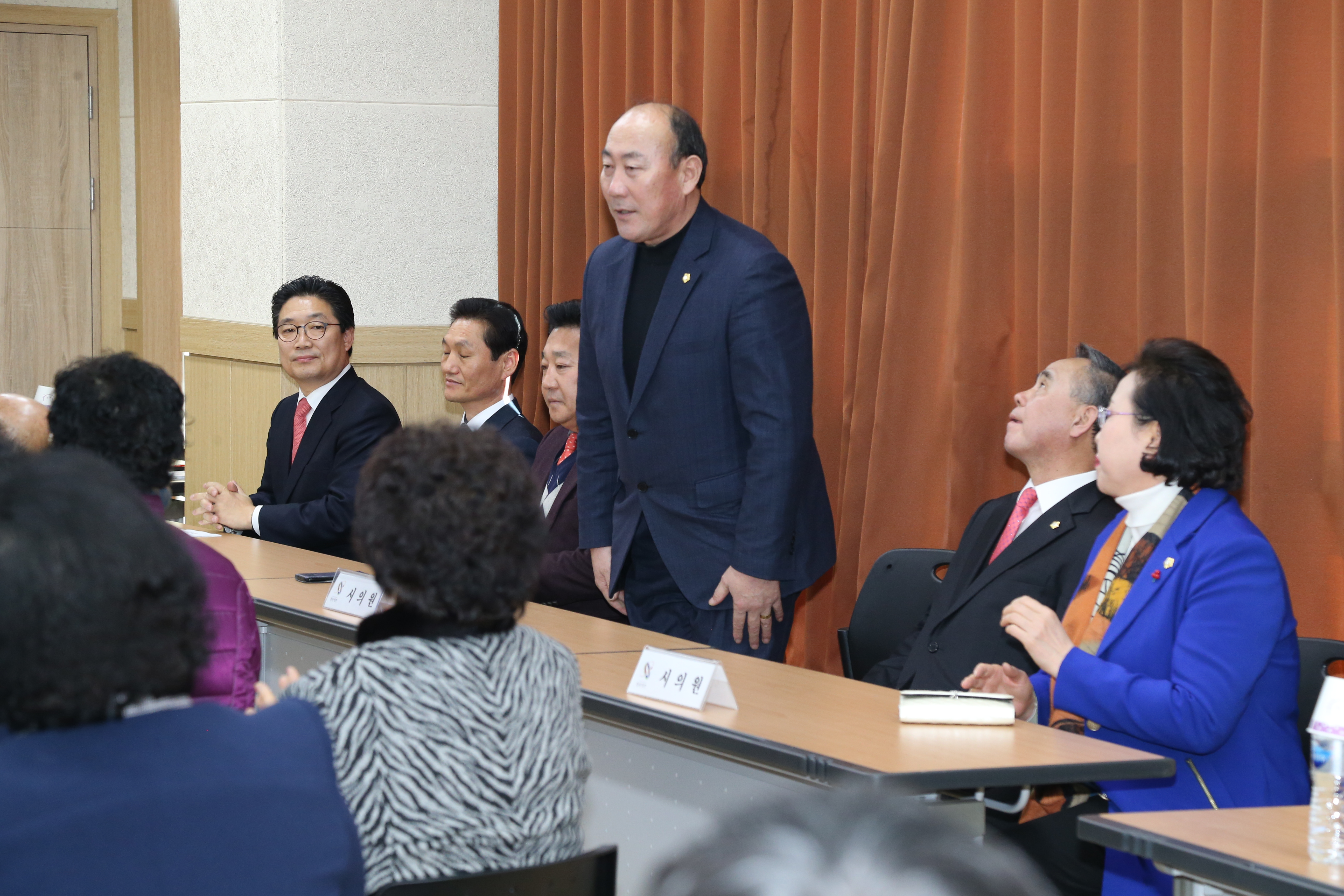 우강면 연두 순방