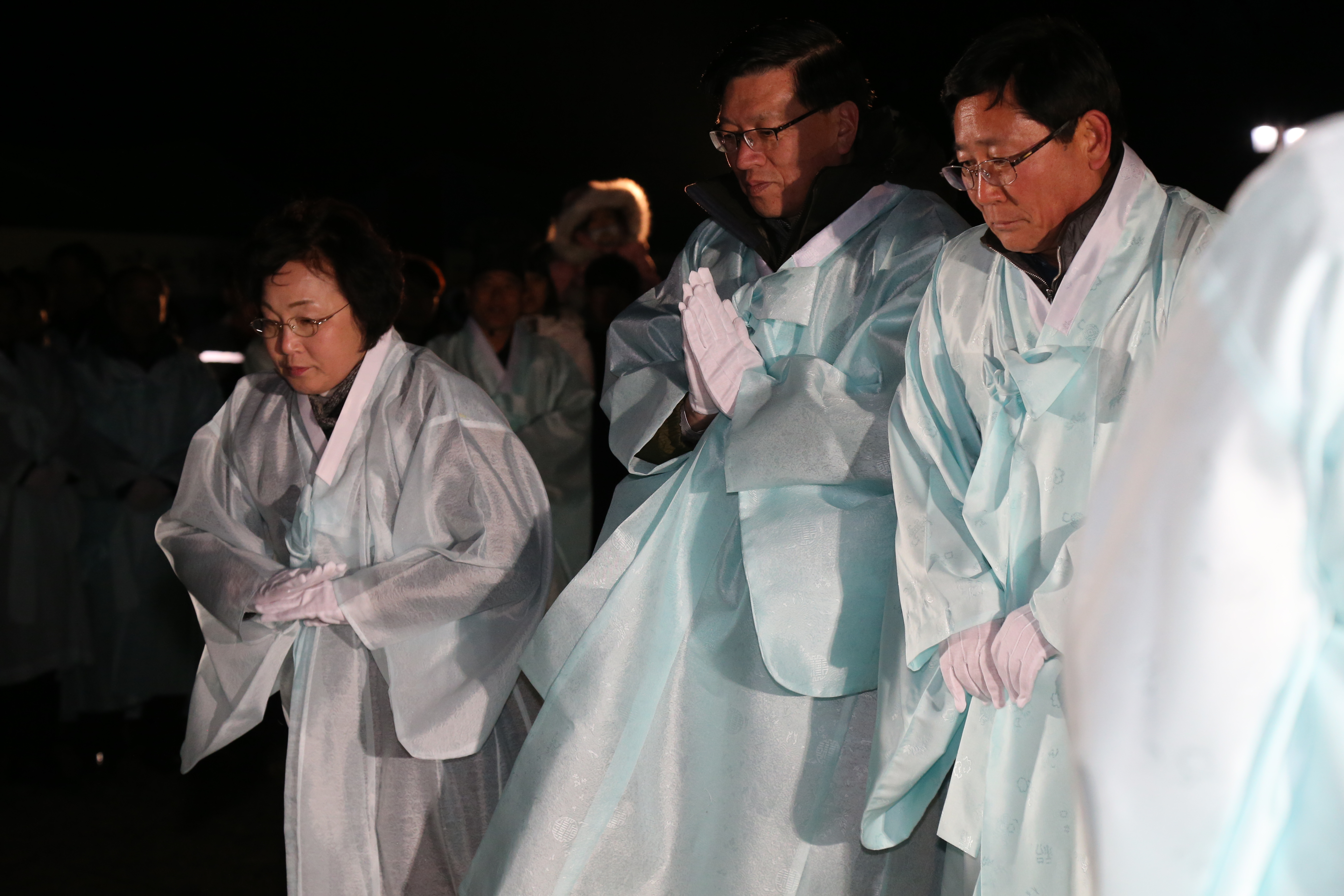 기지시줄다리기 달집태우기 참석