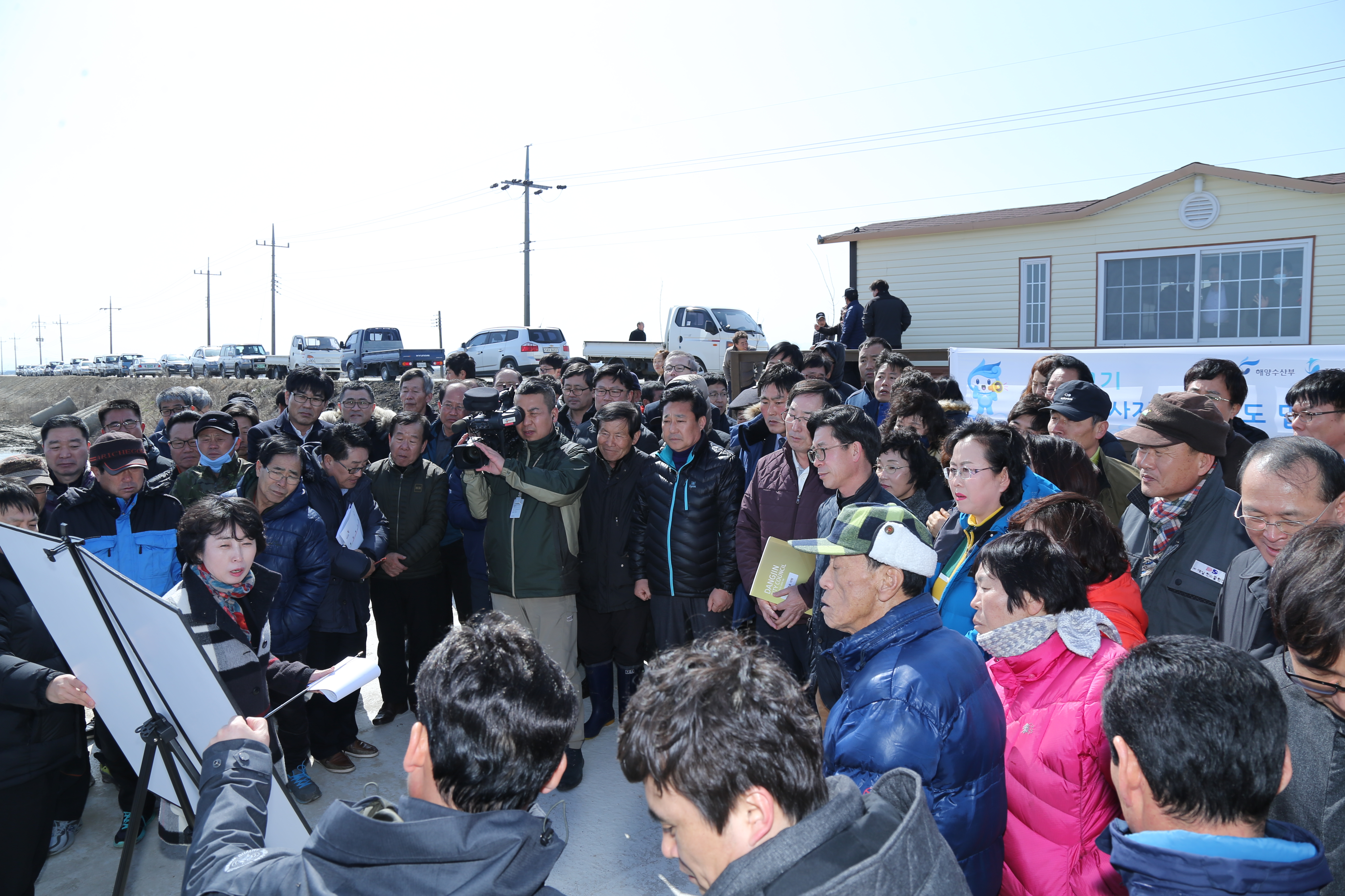 제35회 임시회 현장방문(송악, 우강)
