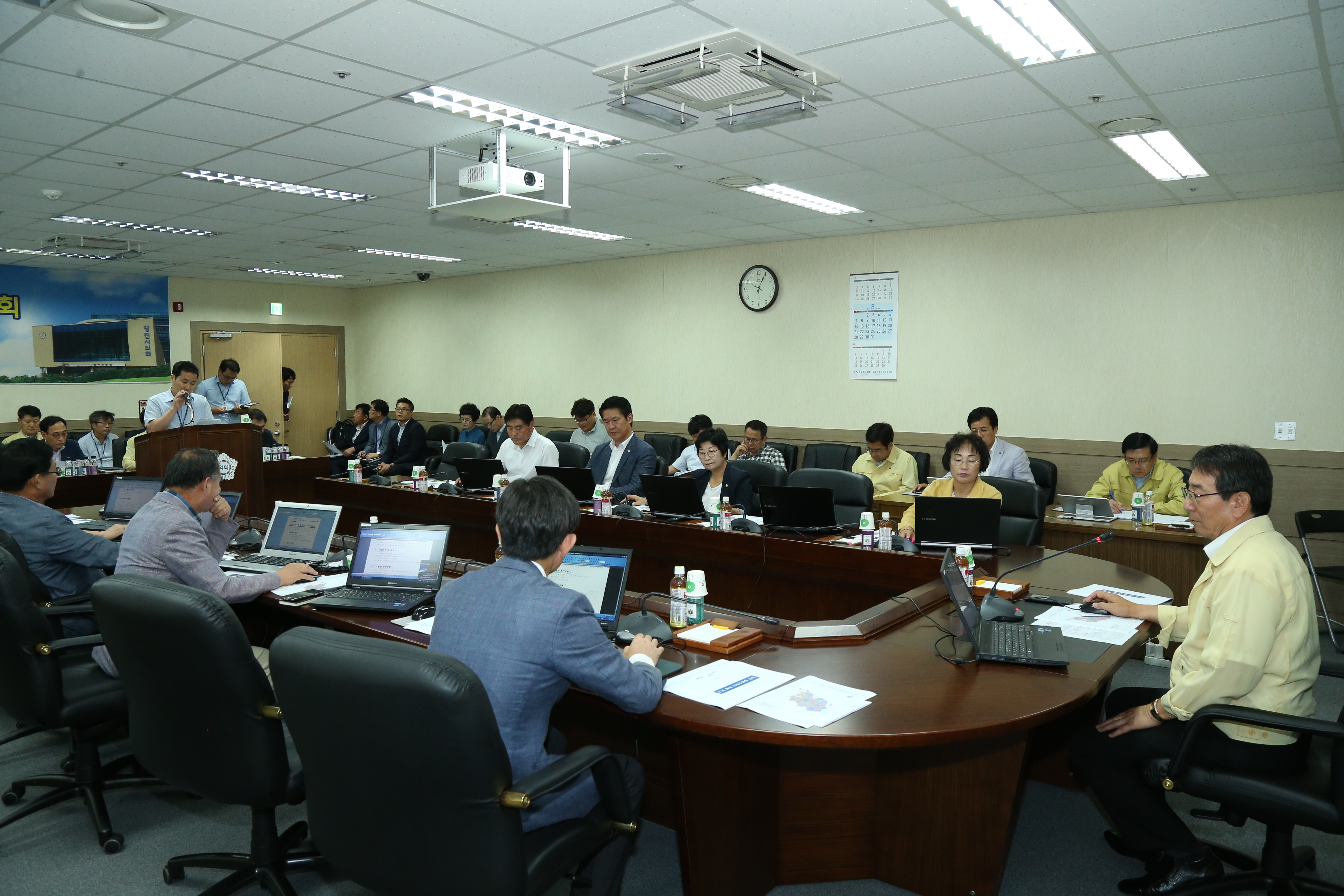 당진시의회 8월 의원출무일 운영