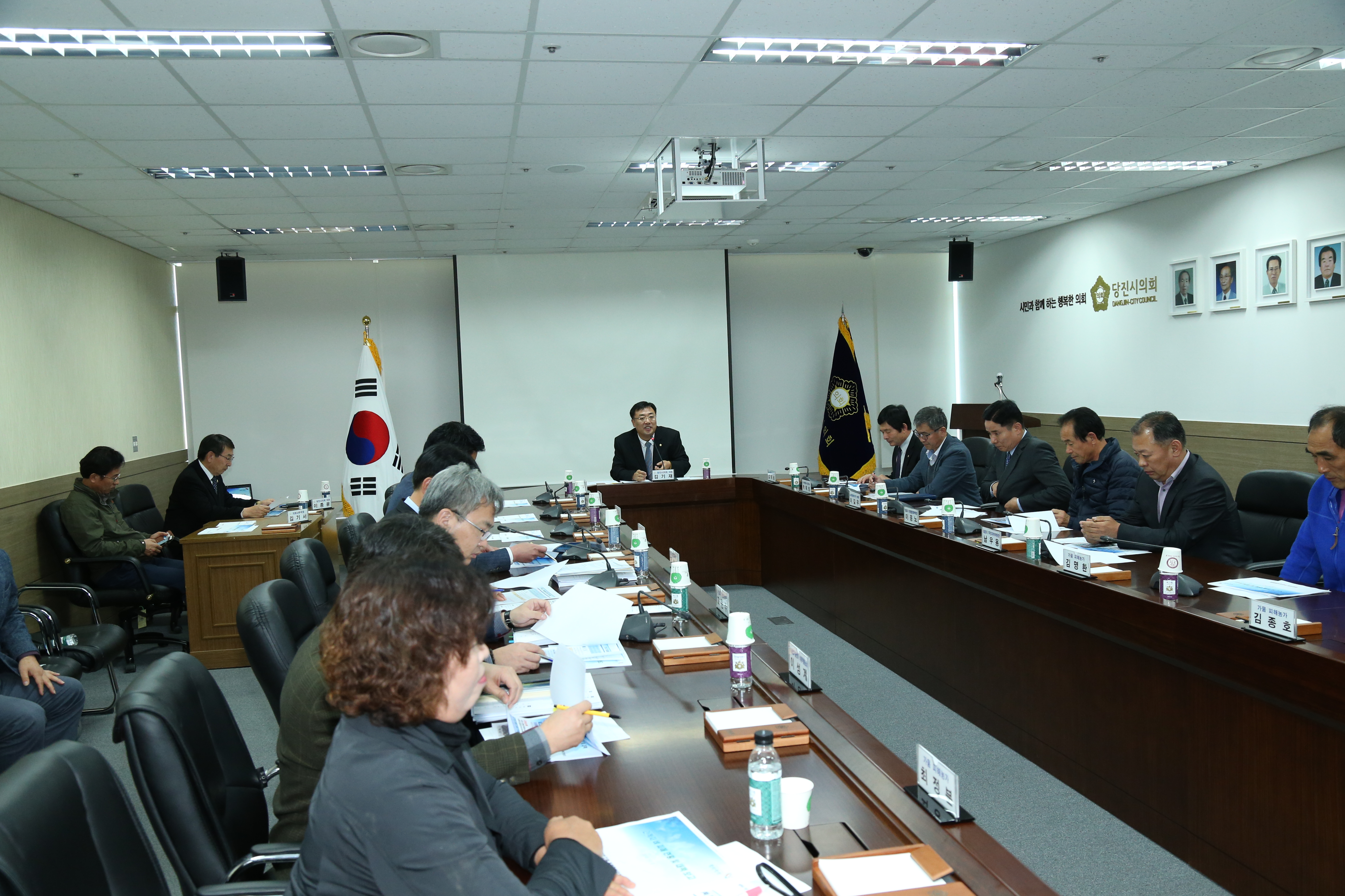 당진시의회, 벼 가뭄피해 농가와의 대책회의 가져