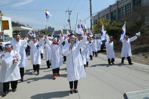 제97주년 대호지 천의장터 4.4독립 만세운동 재현행사 참석_6