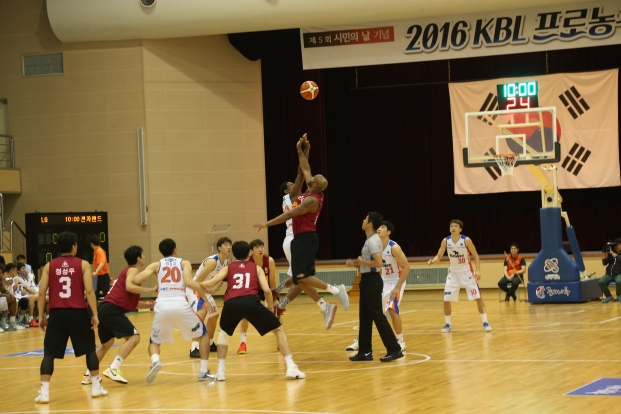 2016 KBL프로농구 총청 경기 축하_2
