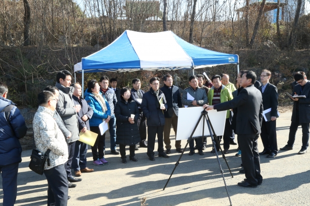행정사무감사  기간 주요사업장 현장 점점 _1