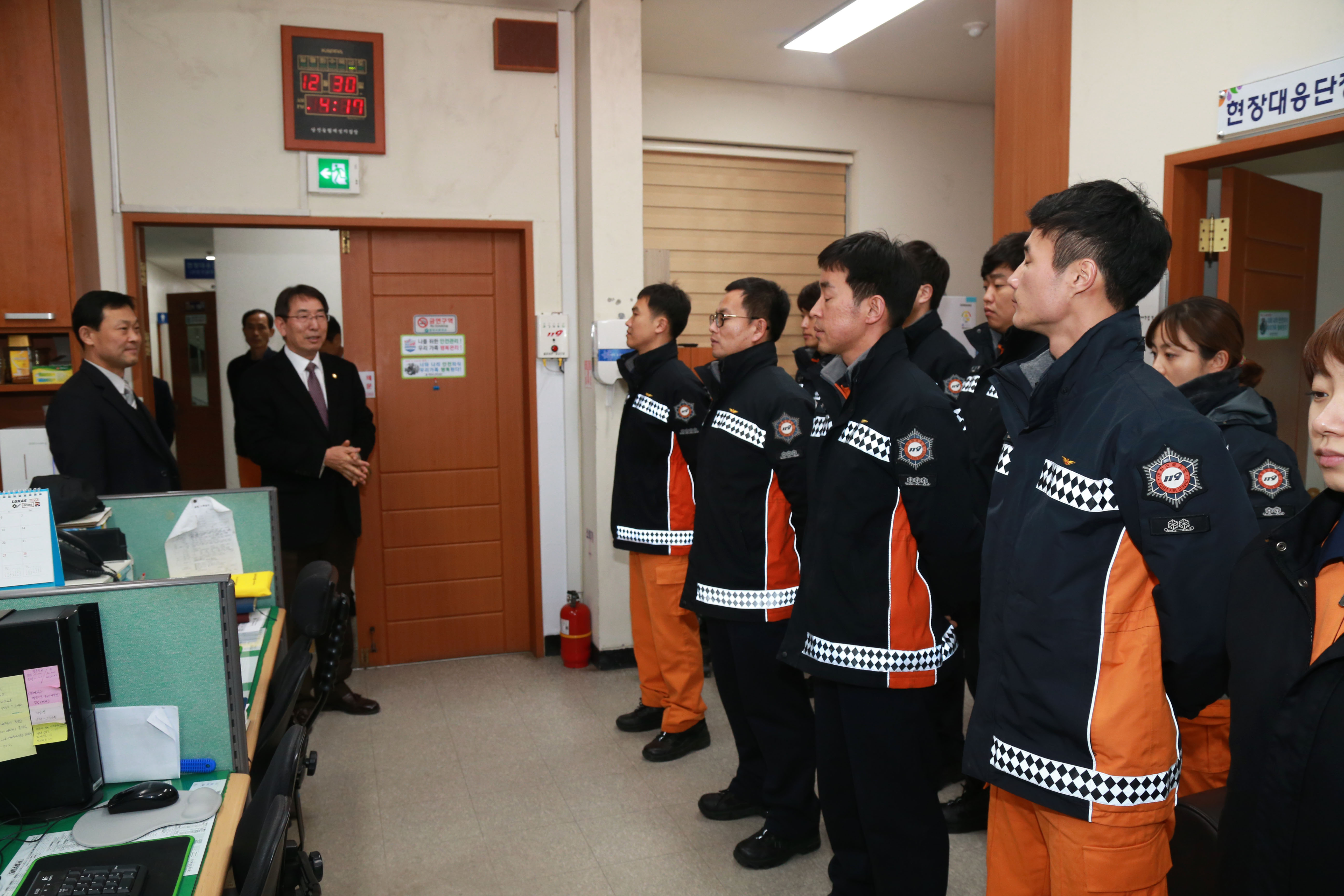 이종윤 의장, 관내 기관 방문