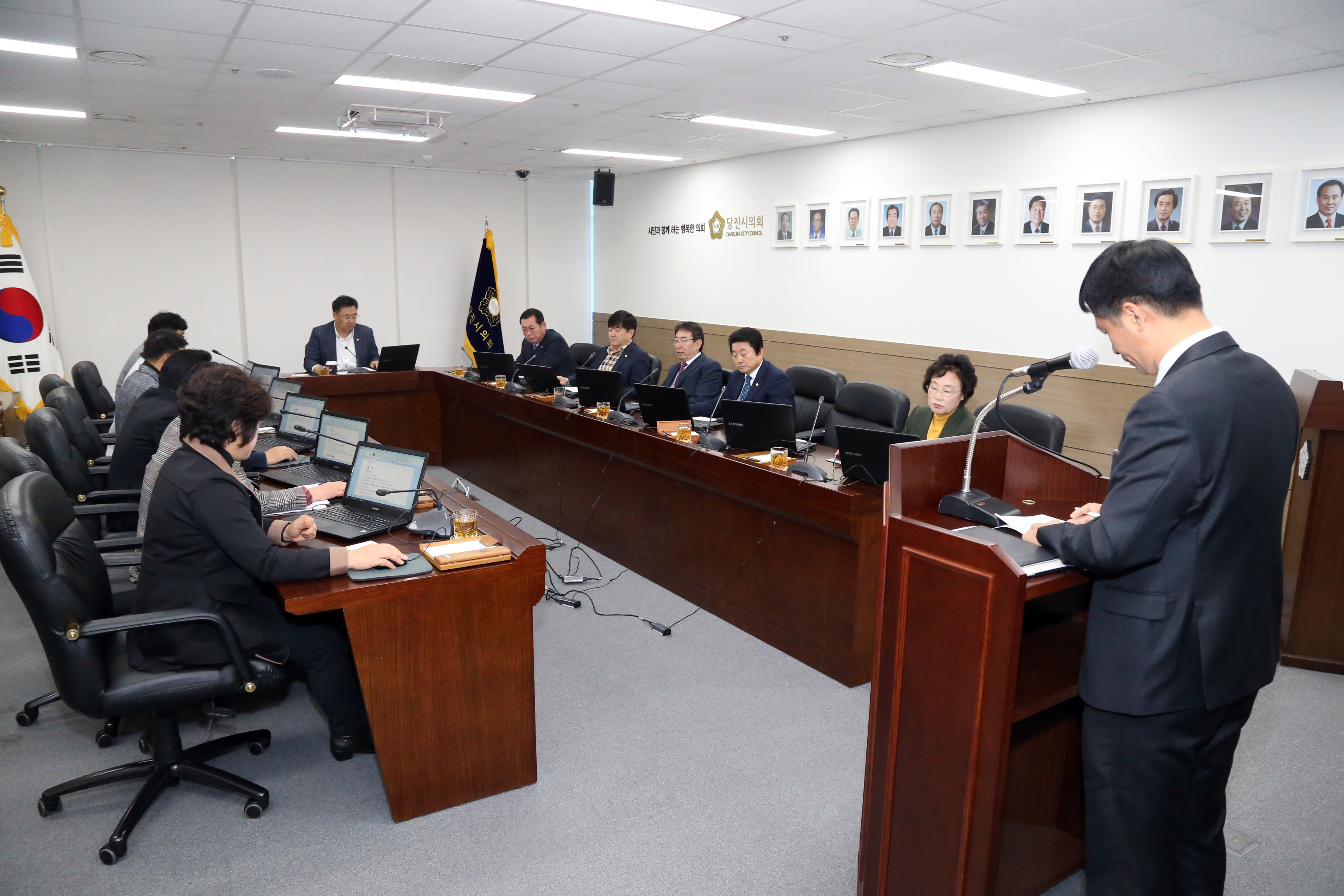 당진시의회, 11월 의원출무일 운영