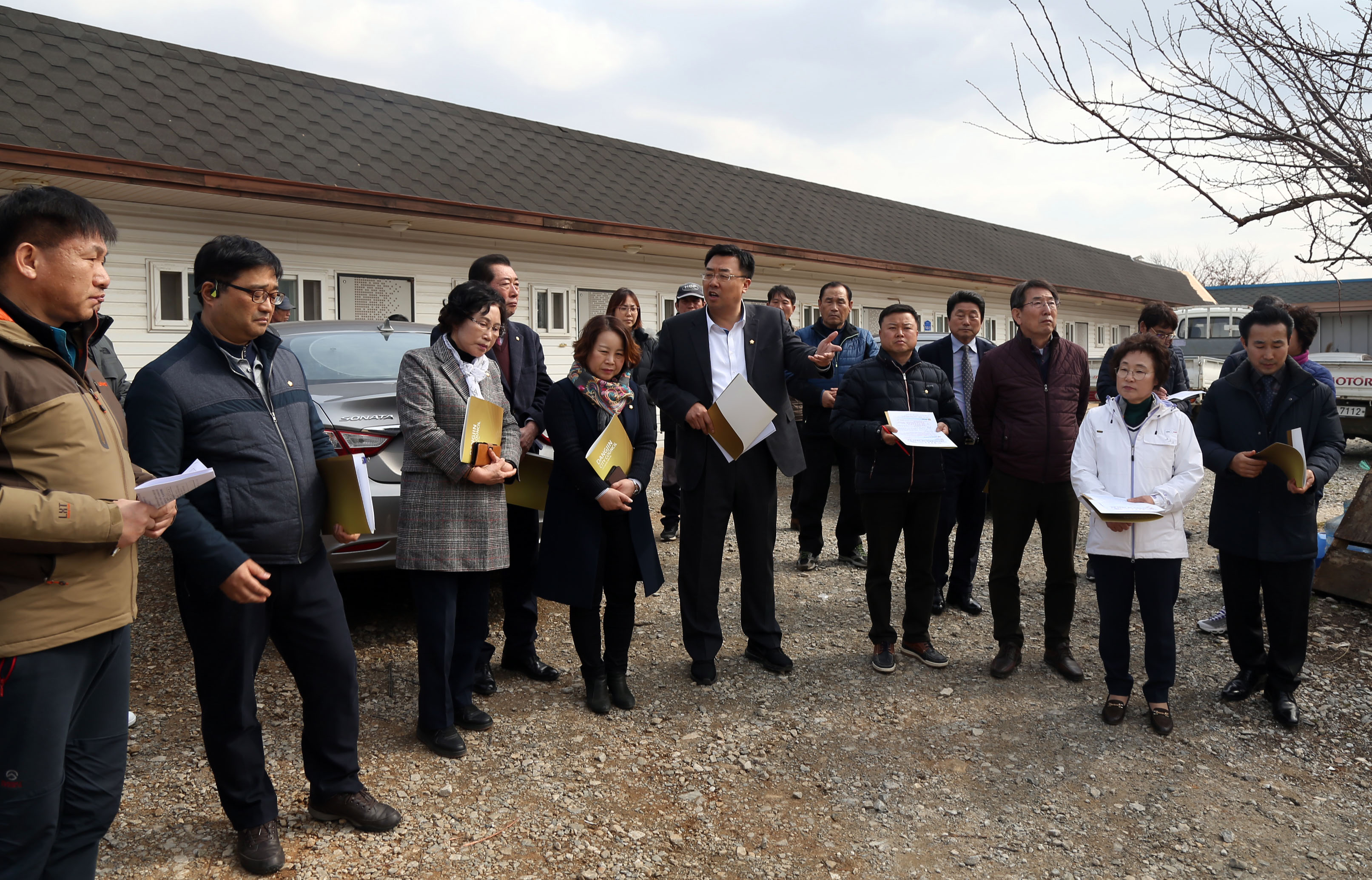 당진시의회, 돌풍으로 인한 피해현장 긴급방문