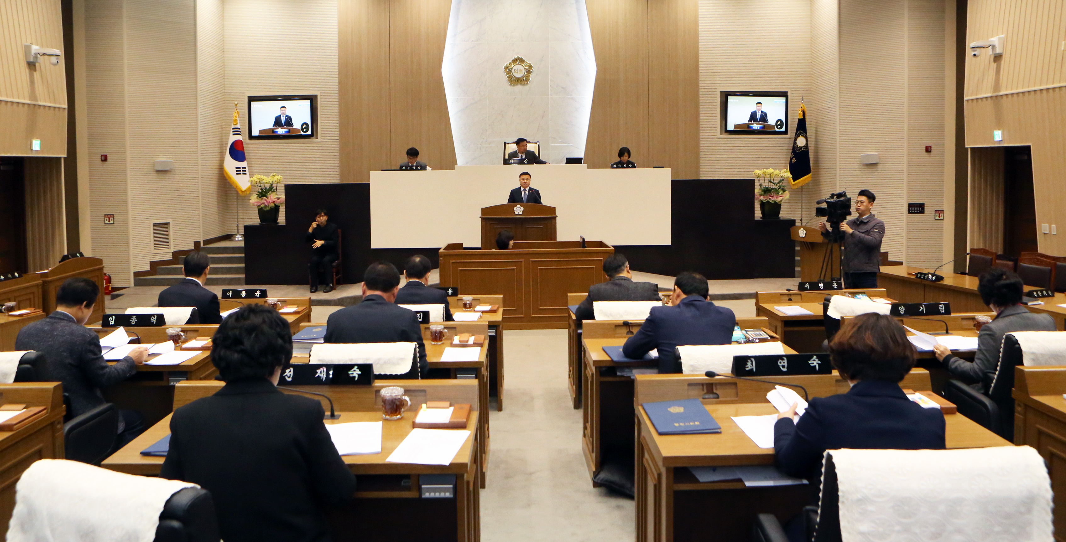 당진시의회 제67회 정례회 중 시정질문 실시