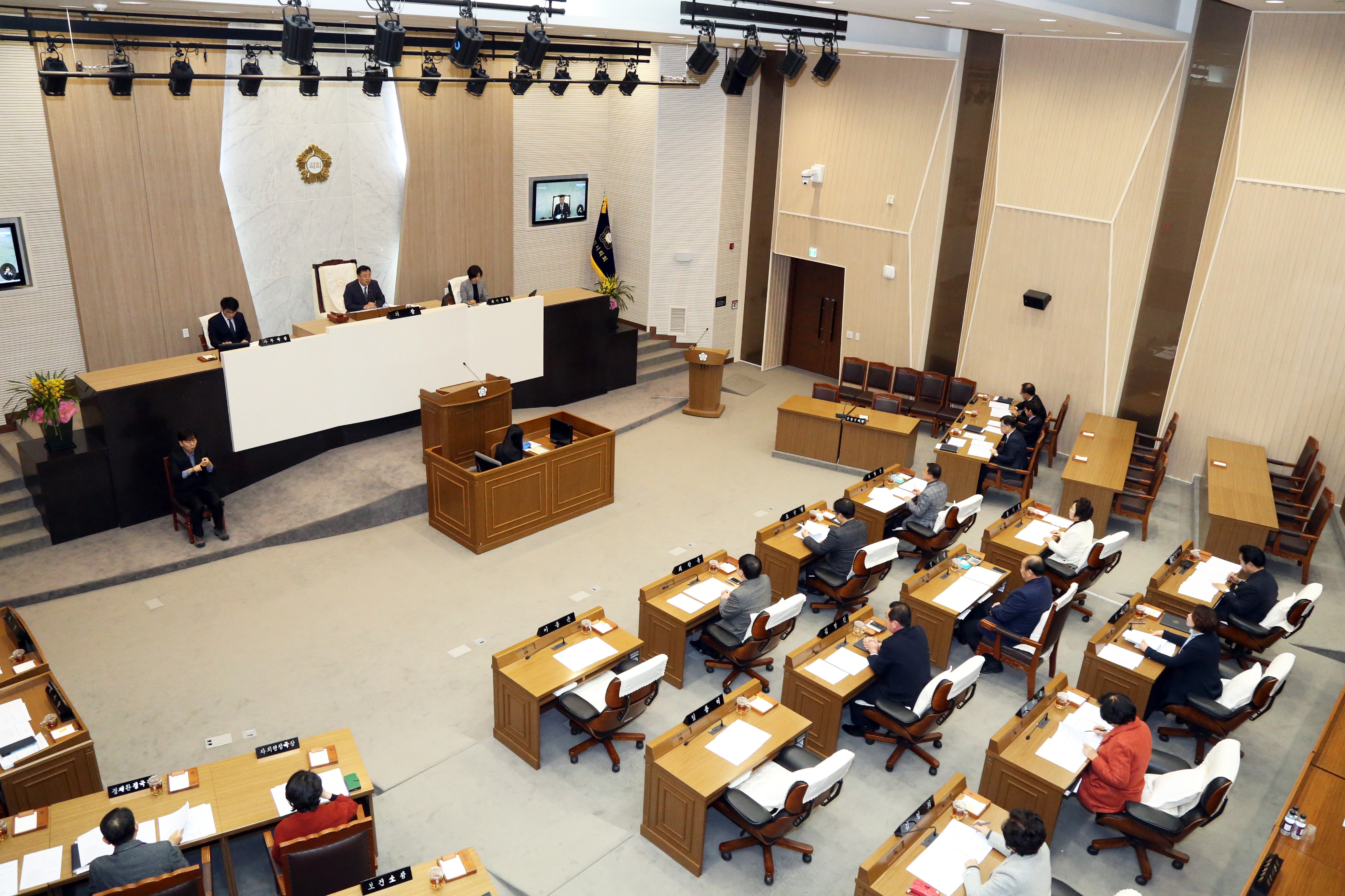 제59회 임시회 개회 및 제4차 본회의