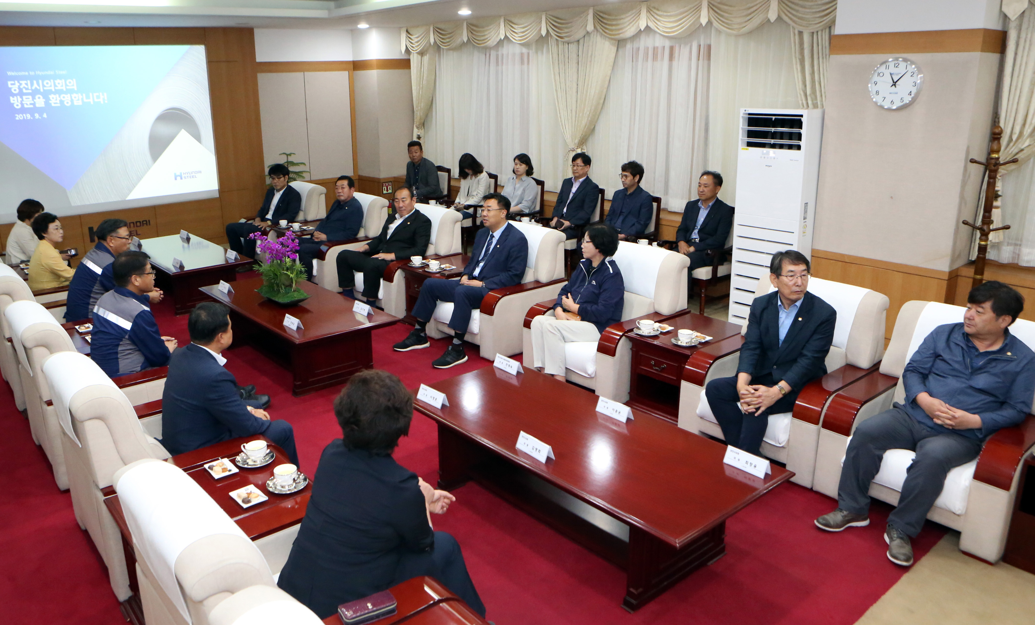 당진시의원, 현대제철 당진제철소 현장 방문