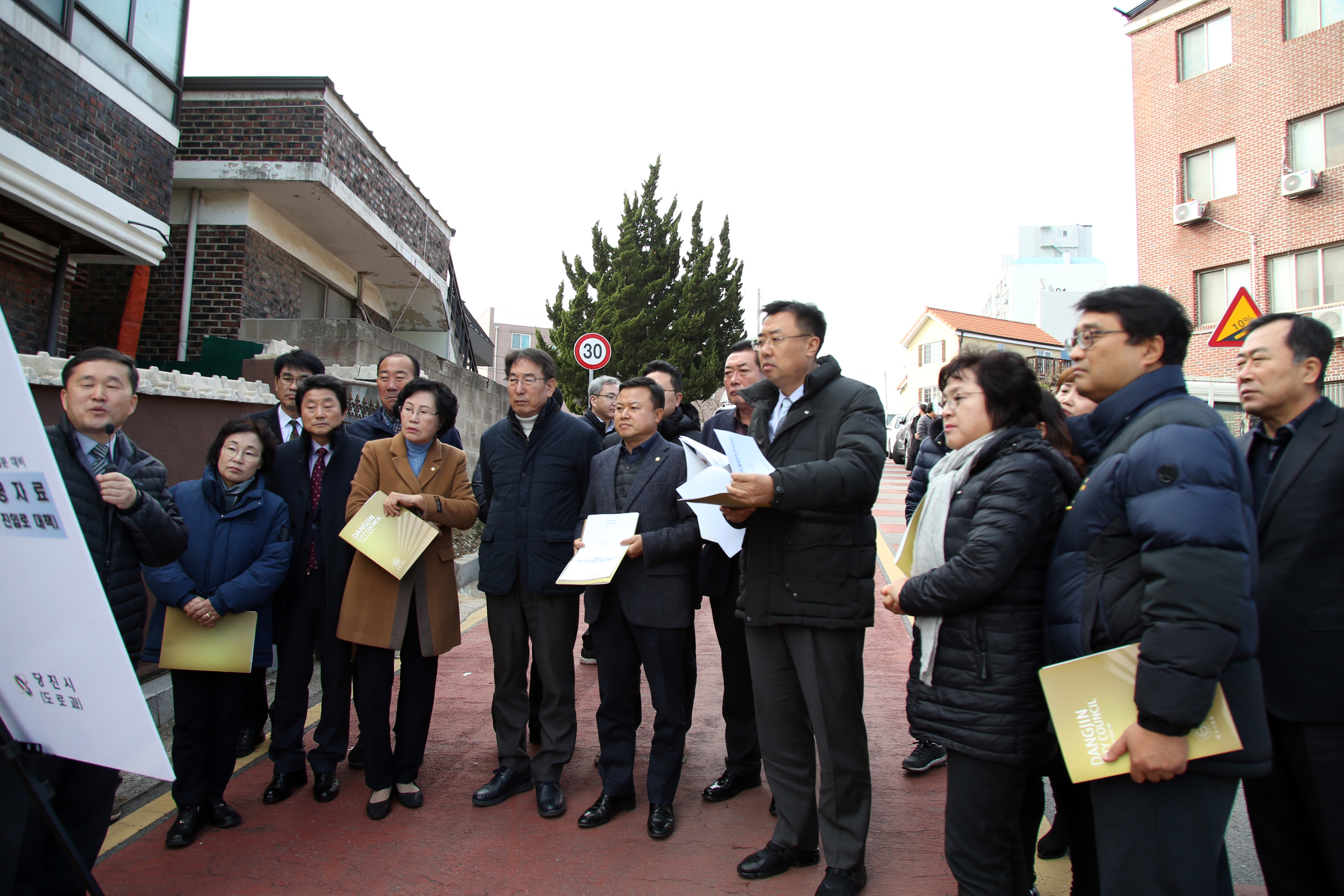 당진시의회, 시정질문 대비 현장방문 실시