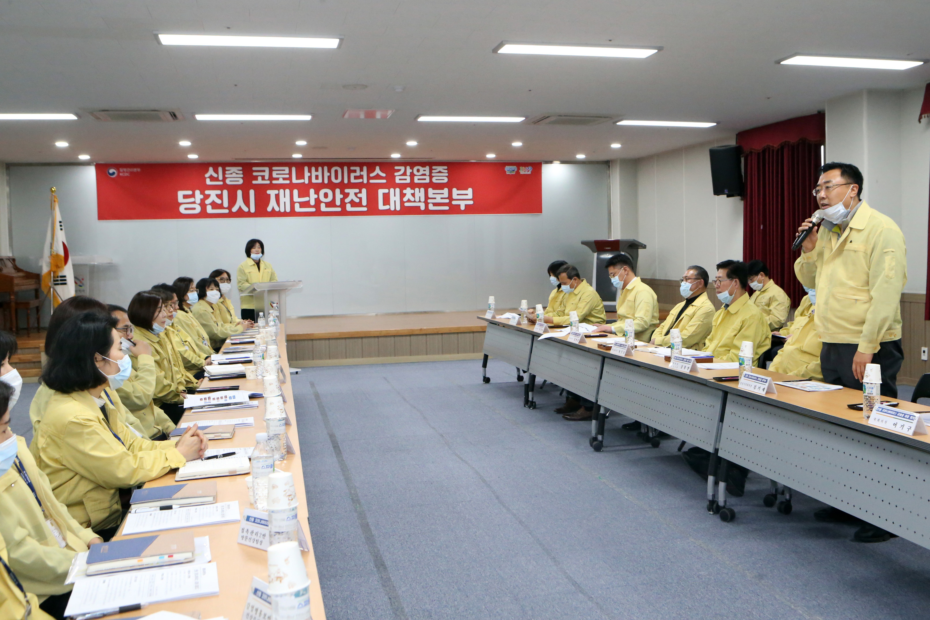 당진시의회 김기재 의장, 양승조 도지사와 보건소 현장 방문 실시