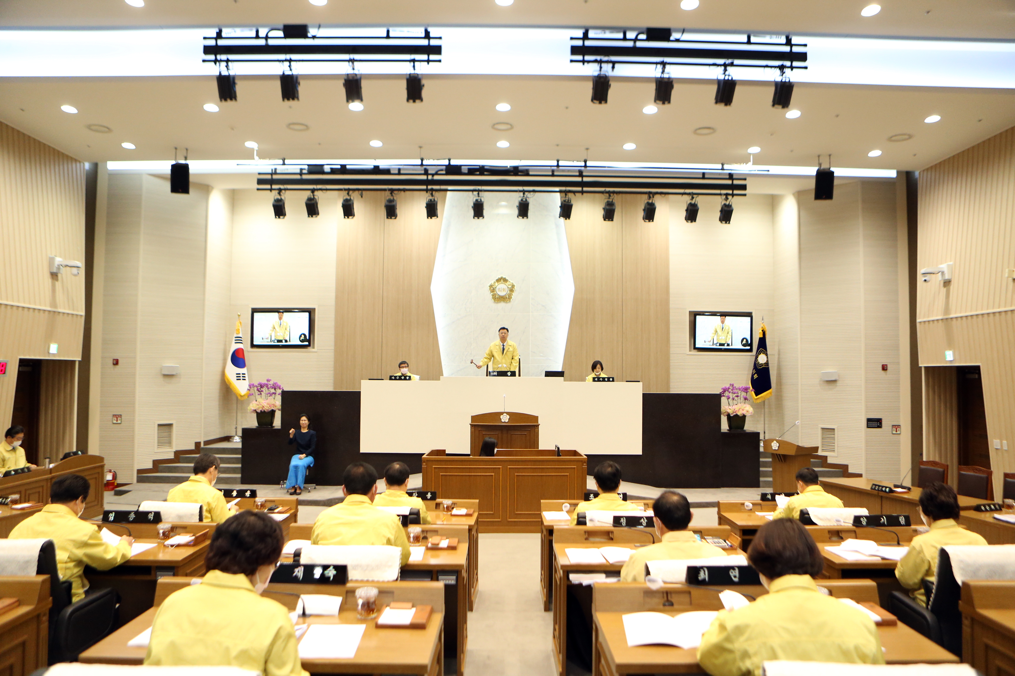 당진시의회,‘생활안정자금’지원 긴급 임시회 개회