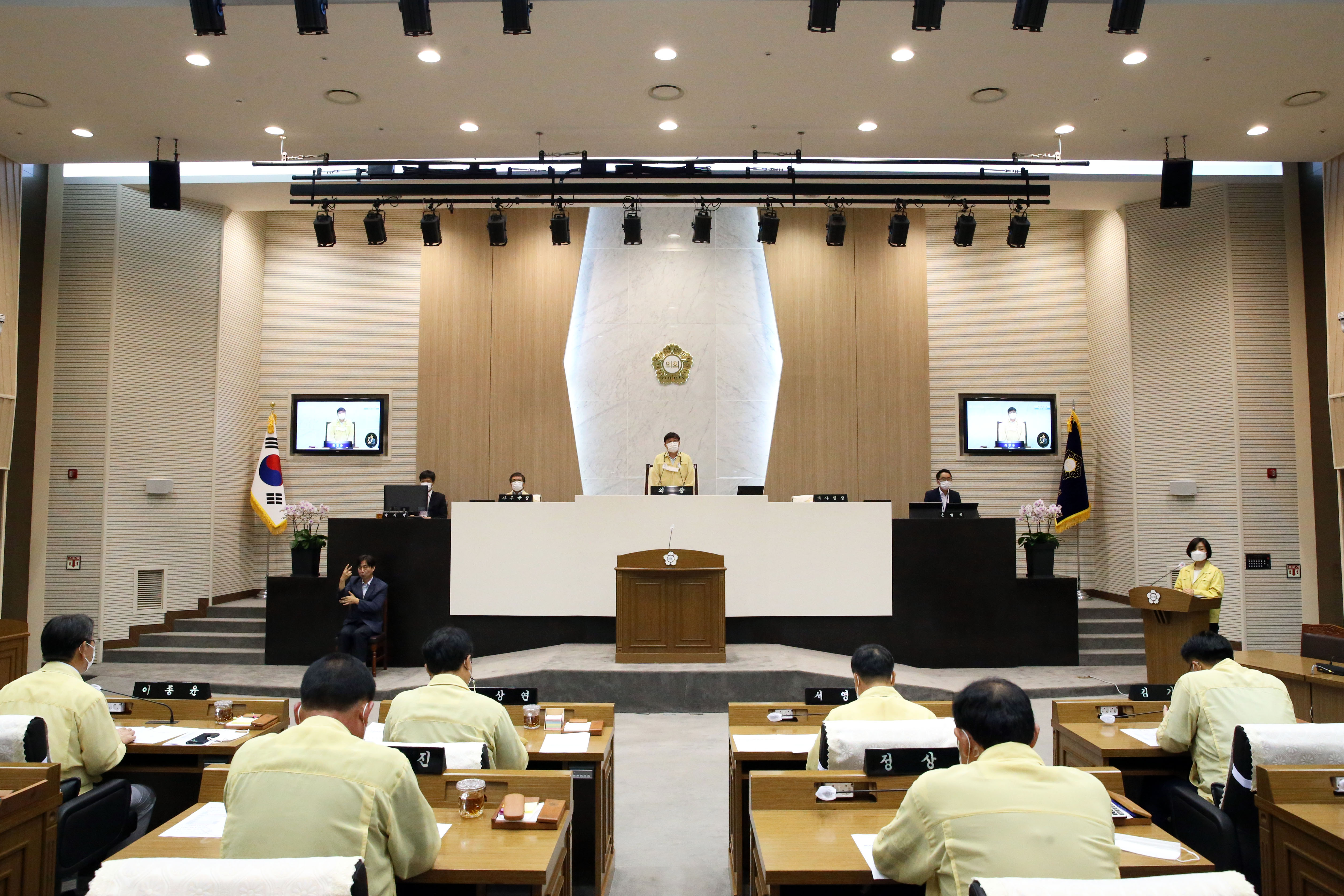 당진시의회, 제76회 임시회 개회