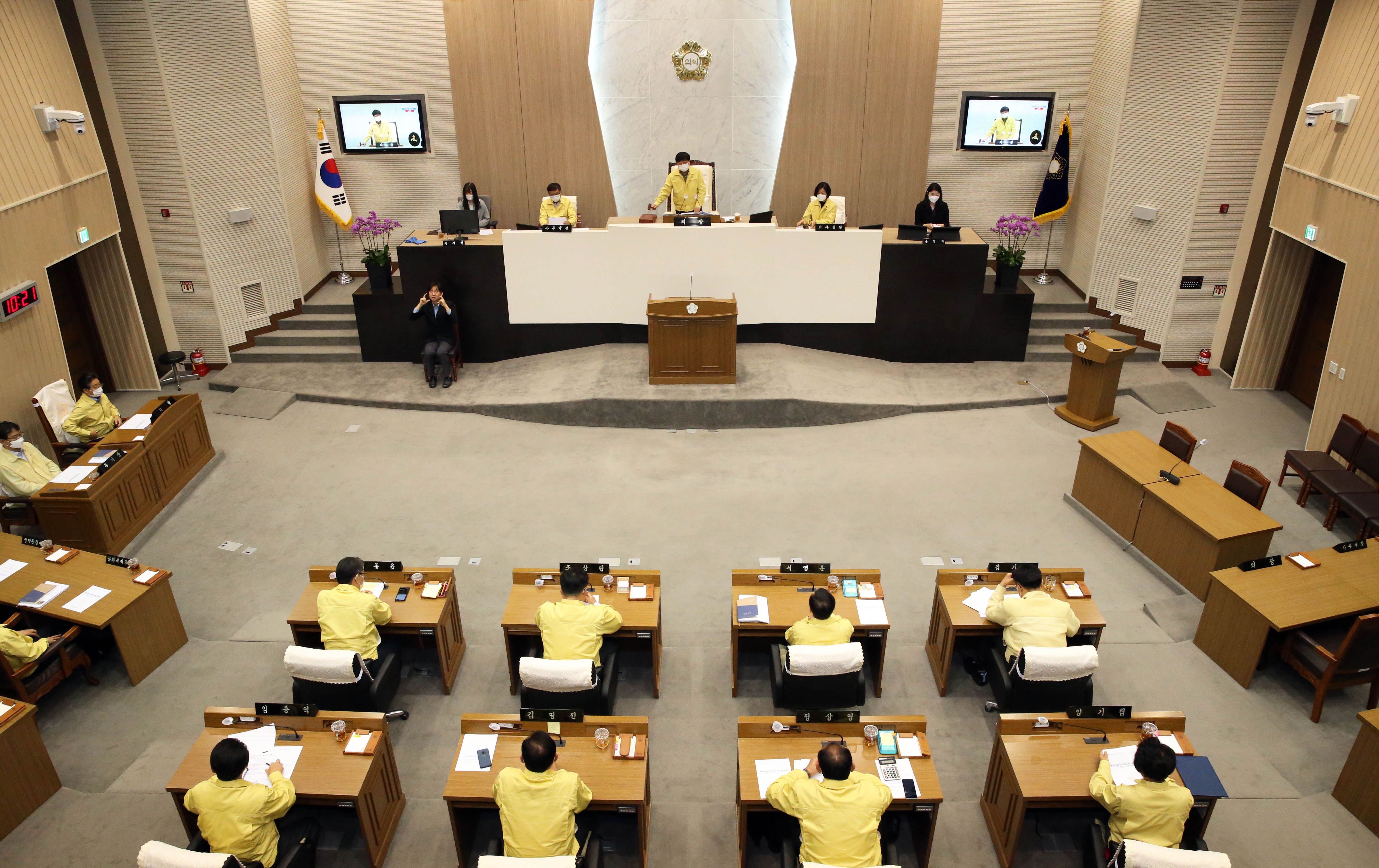 당진시의회, 제77회 임시회 개회