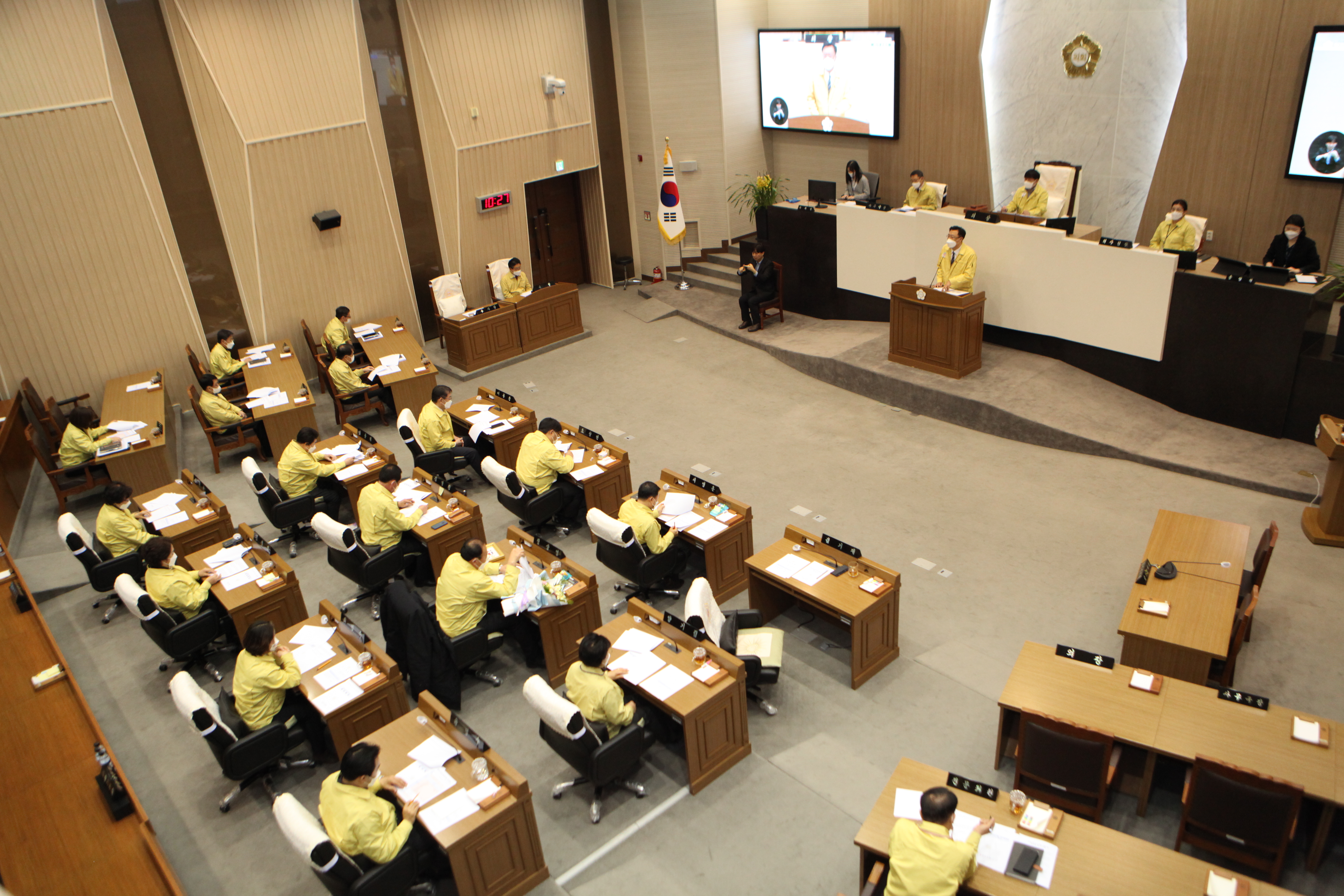 당진시의회, 2021년 새해 첫 임시회 개회