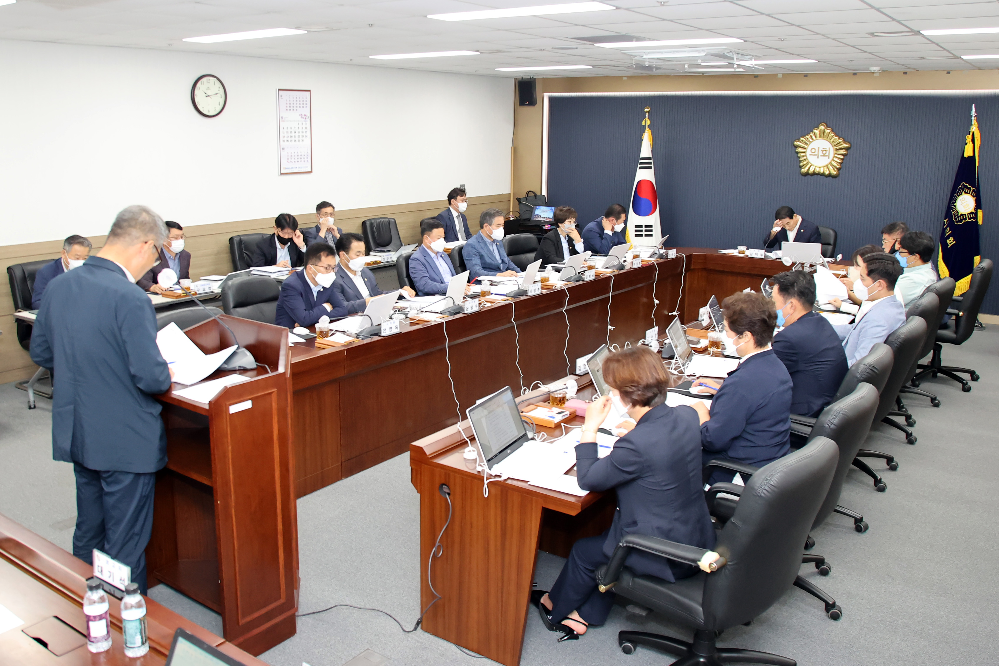 9월 중 의원출무일 운영