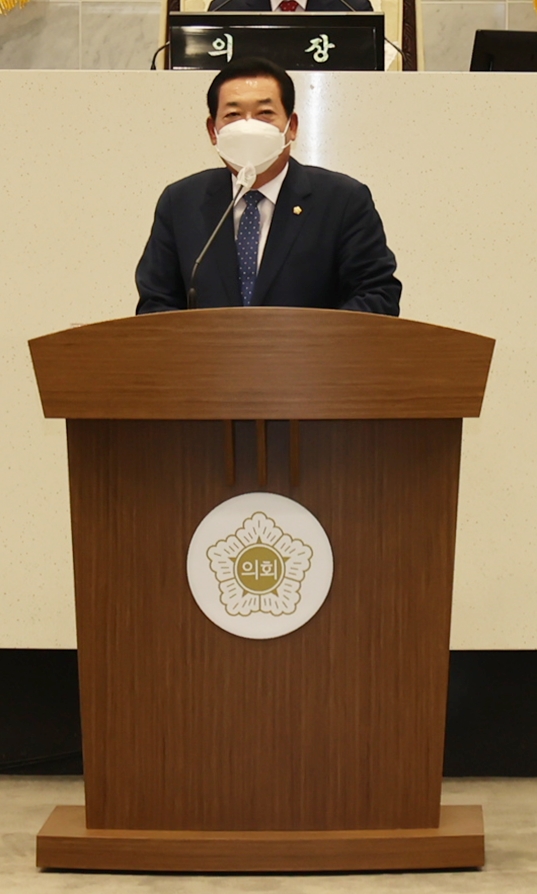 당진시의회 김명진의원, 5분 발언 