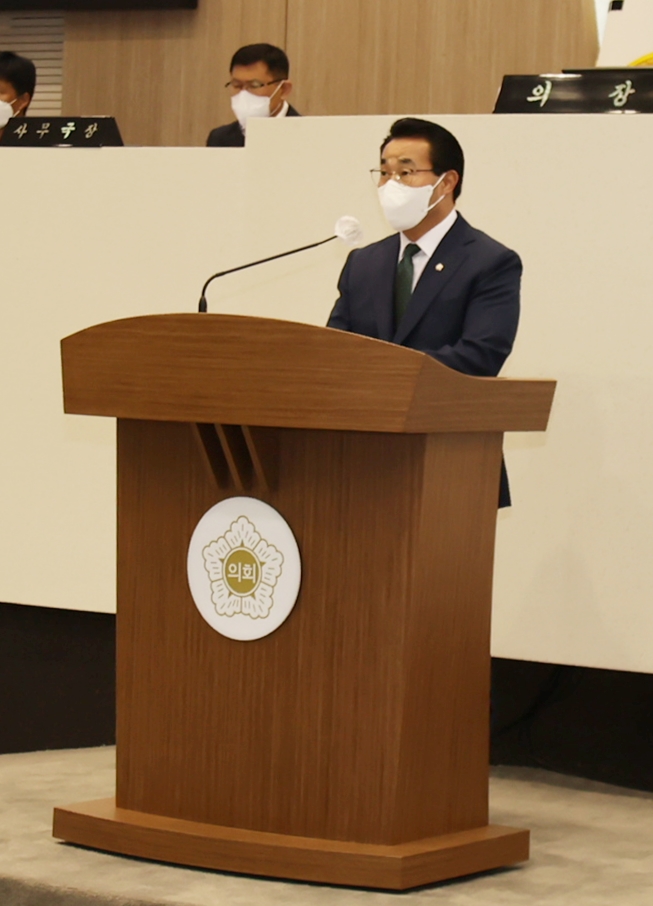 당진시의회 윤명수의원, 5분발언 