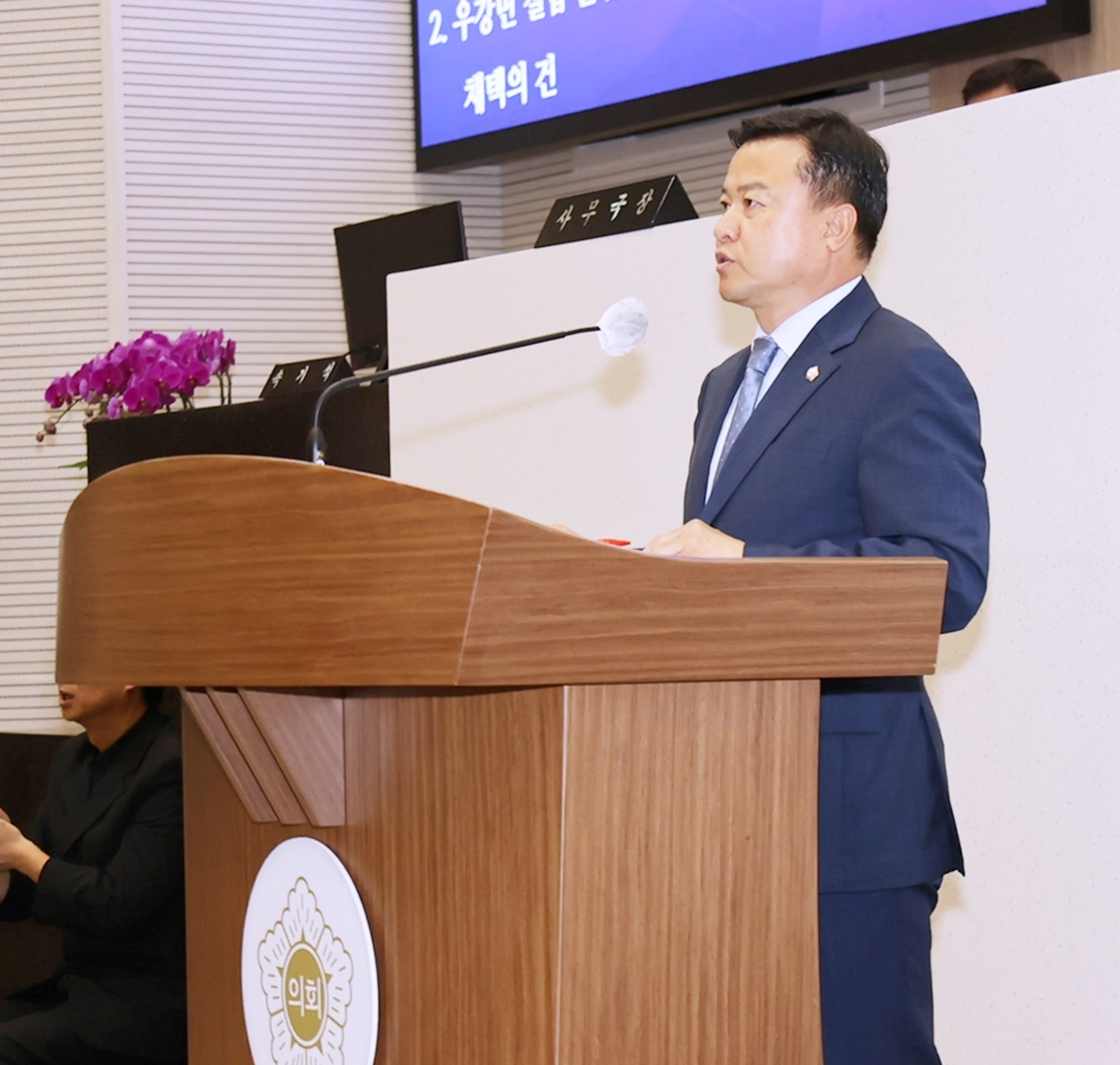당진시의회 서영훈 의원, 5분 발언... 양봉산업의 보존 및 육성을 위한 지방정부의 대책 