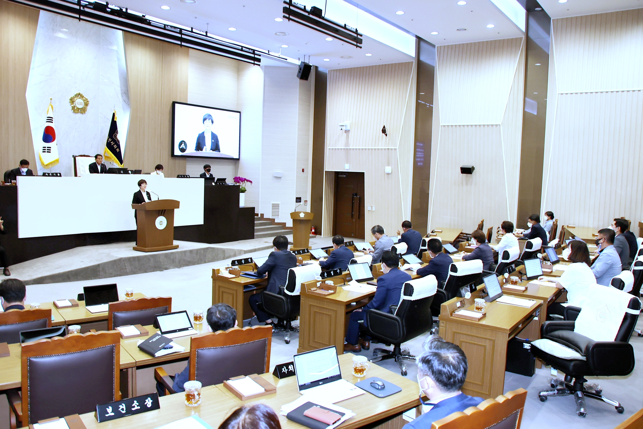 당진시의회, 제96회 임시회 폐회...전자투표시스템 도입