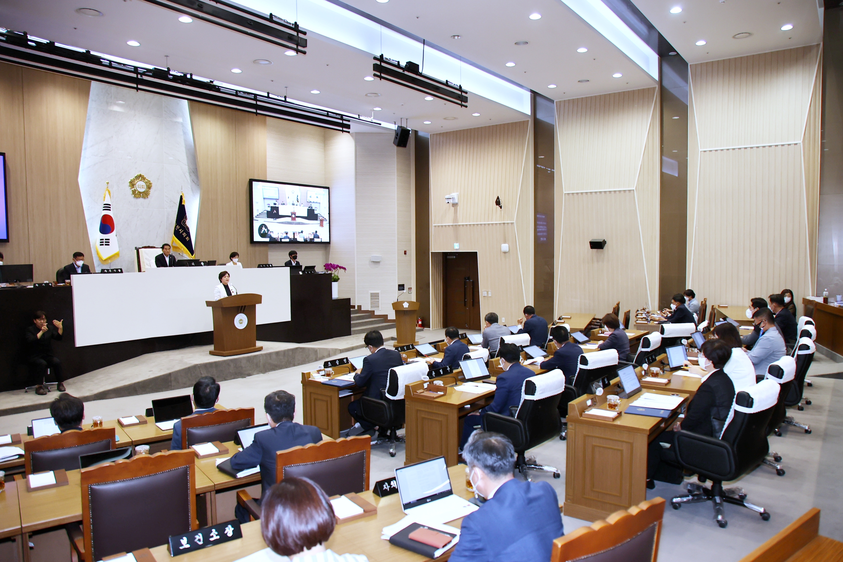 당진시의회, 제96회 임시회 폐회...전자투표시스템 도입
