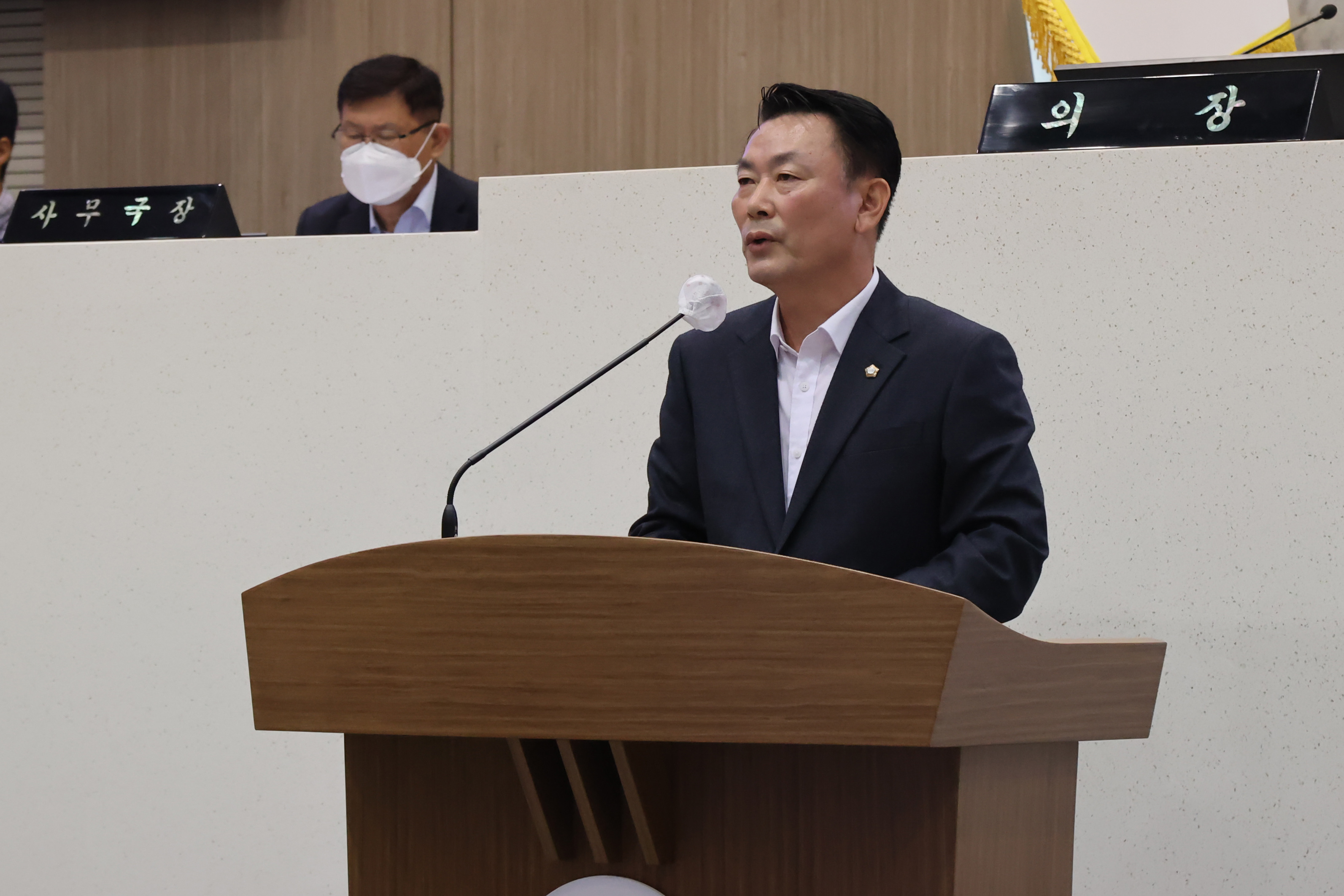 당진시의회 김선호 의원, 5분 발언<석문호 해수 유통에 대한 제언>