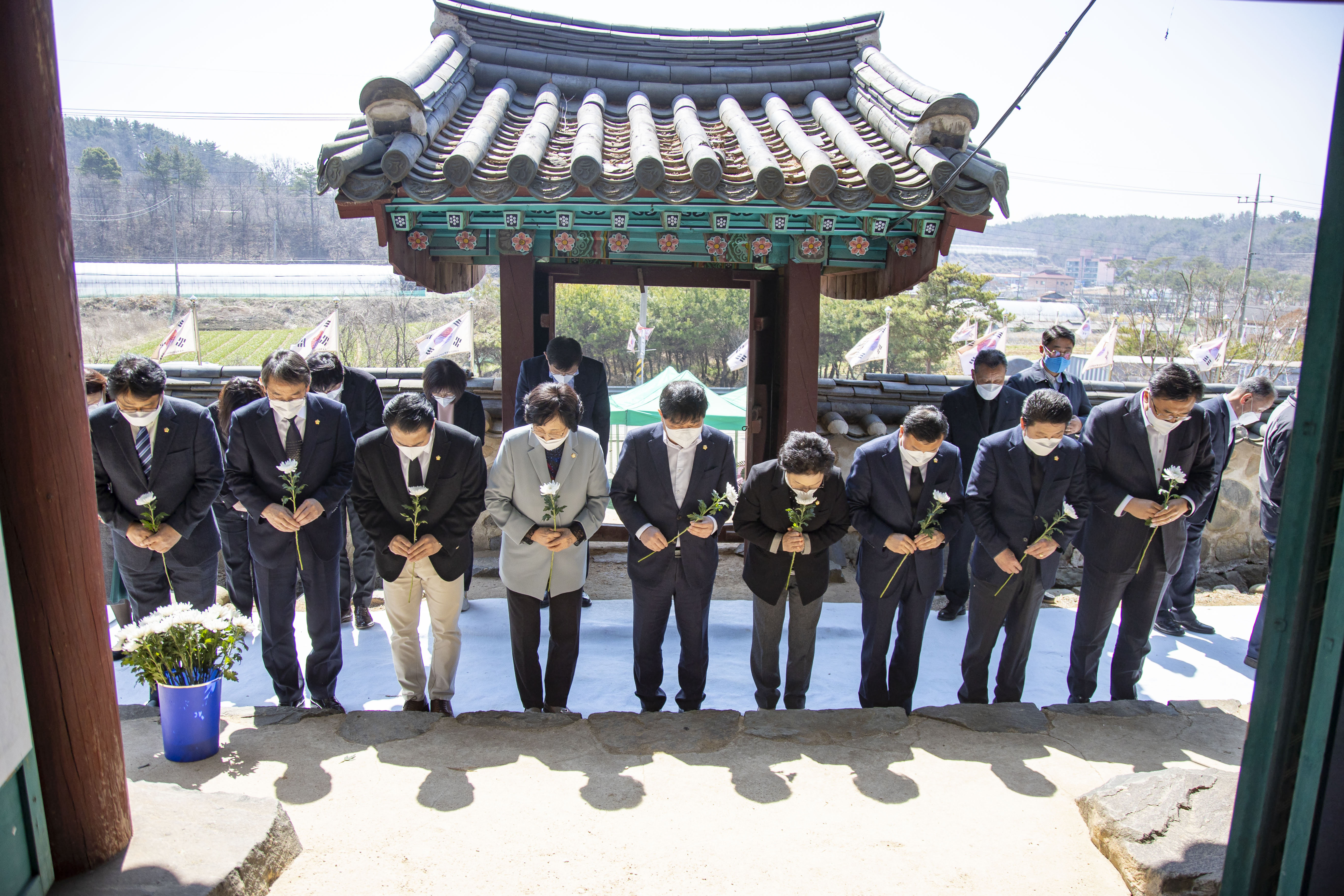 당진시의회, 제103주년 4.4독립만세운동 기념행사 참배 참석