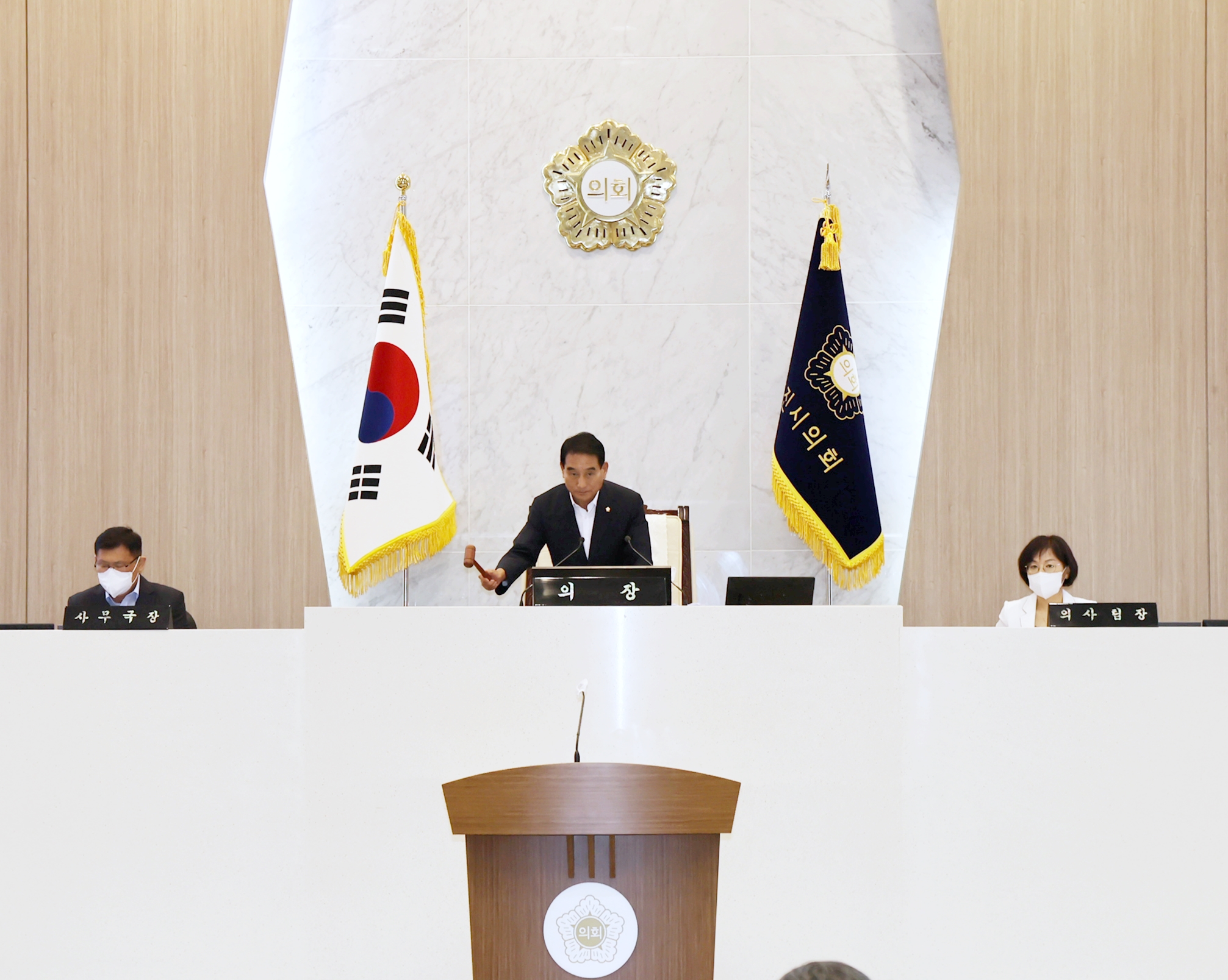당진시의회, 제96회 임시회 폐회...전자투표시스템 도입