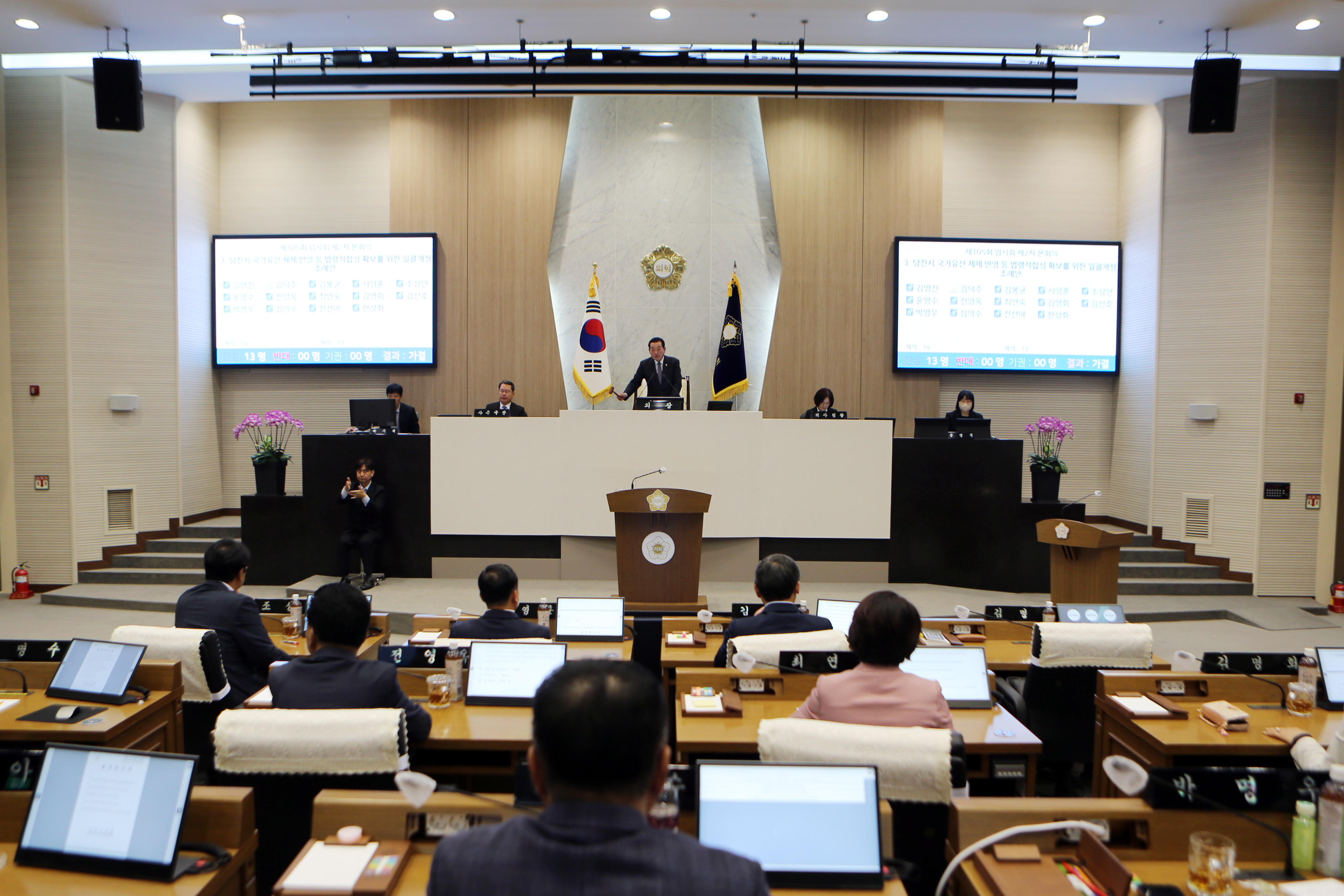 당진시의회, 2023년도 제105회 임시회 폐회