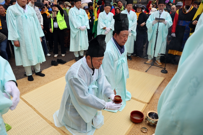 기지시줄다리기 축제 줄고사 및 줄나가기_2